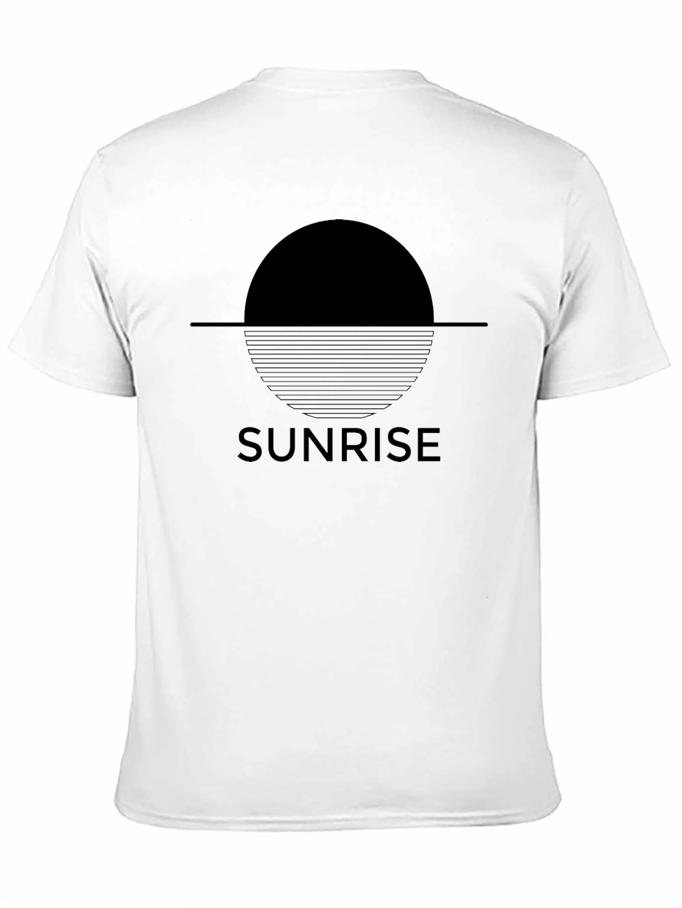 Minimalist Sunrise Graphic T-Shirt