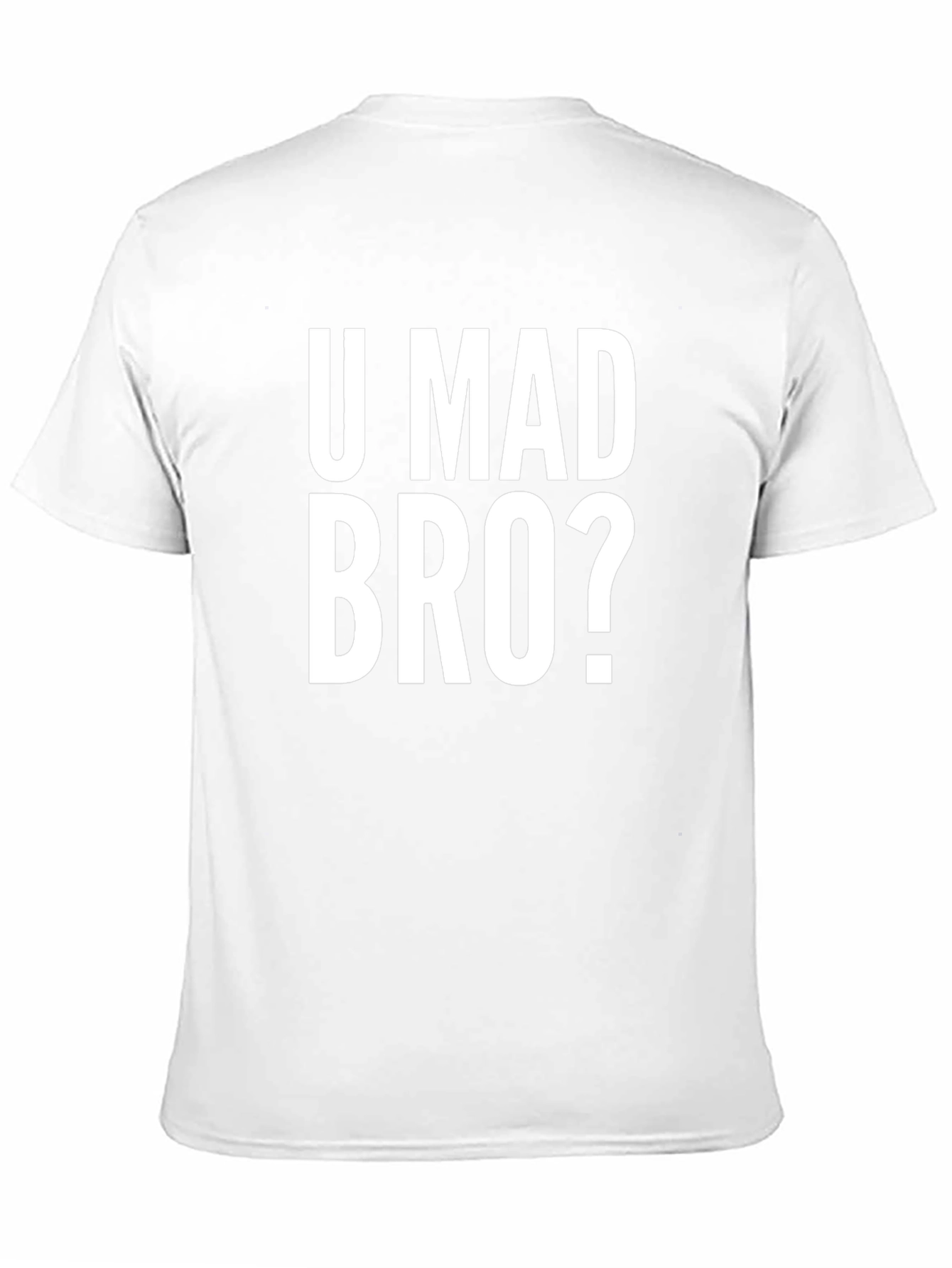 U Mad Bro? Black Graphic Tee