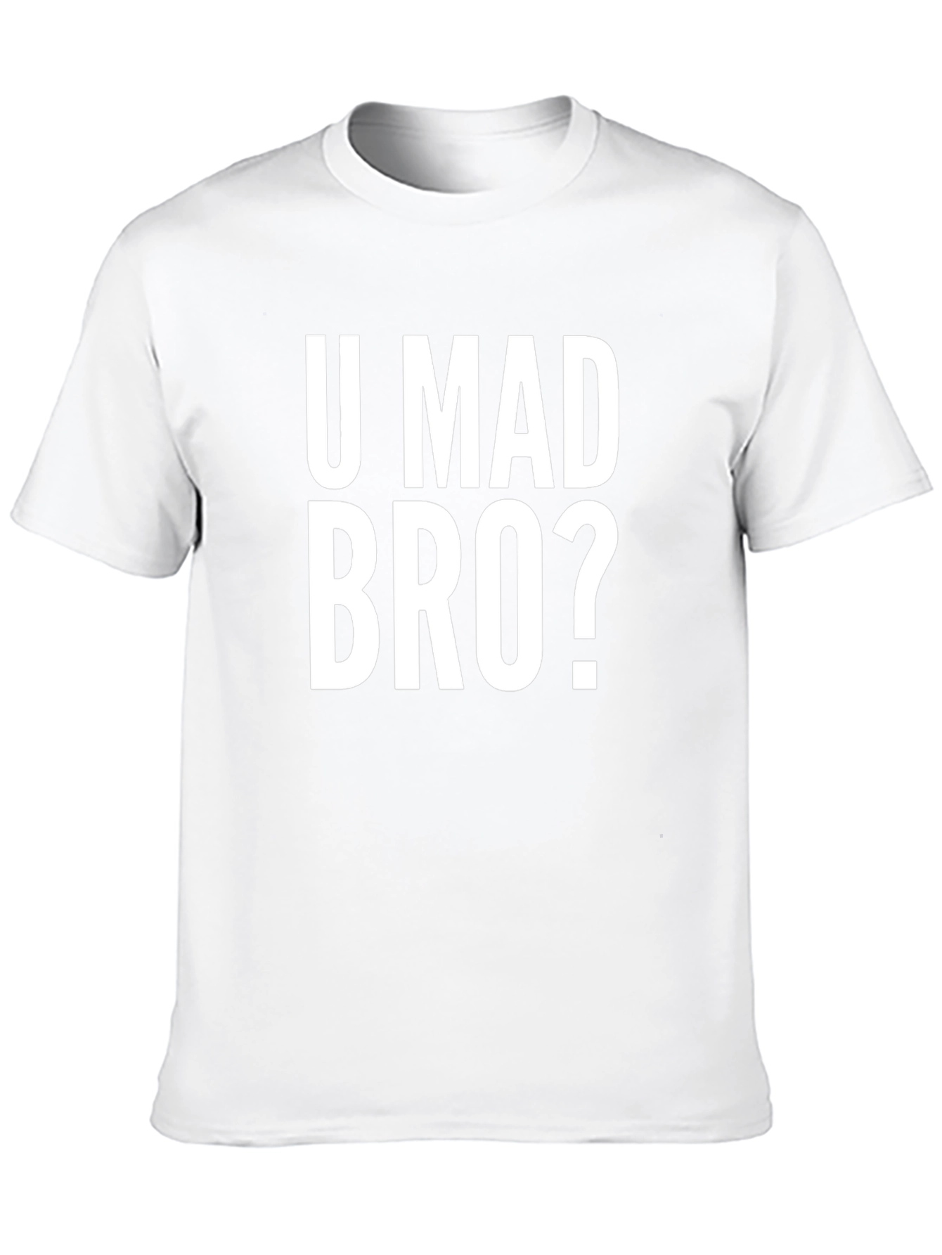 U Mad Bro? Black Graphic Tee