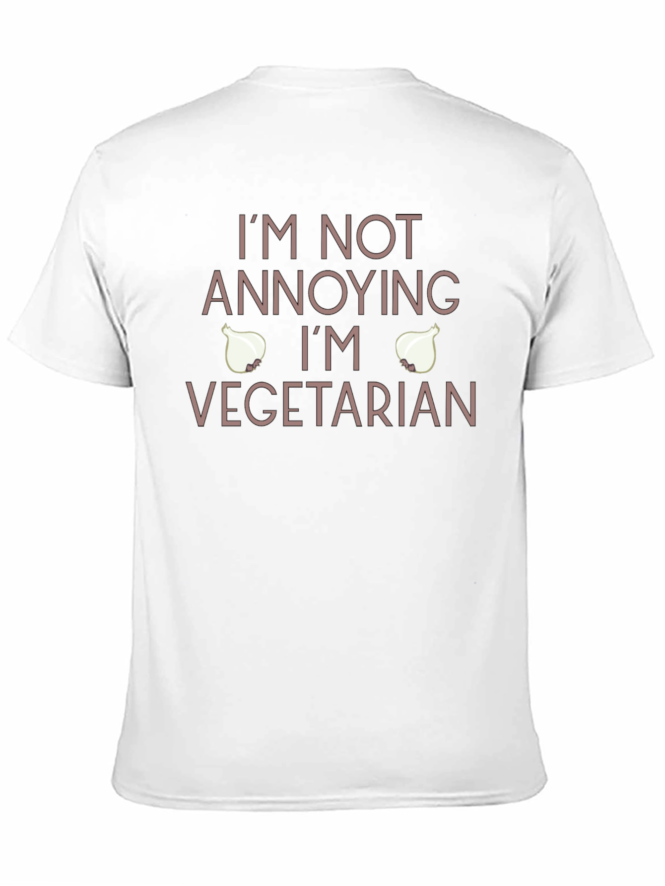 Vegetarian Humor T-Shirt - Annoying Onion Design