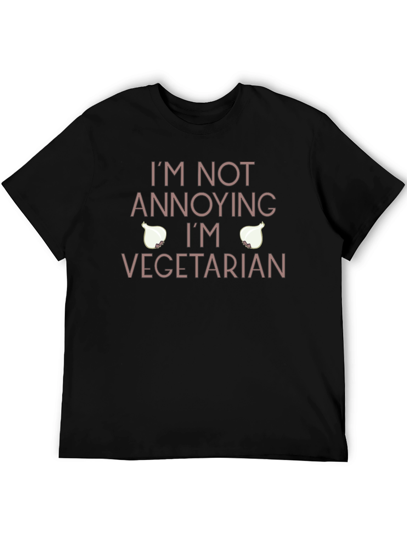 Vegetarian Humor T-Shirt - Annoying Onion Design