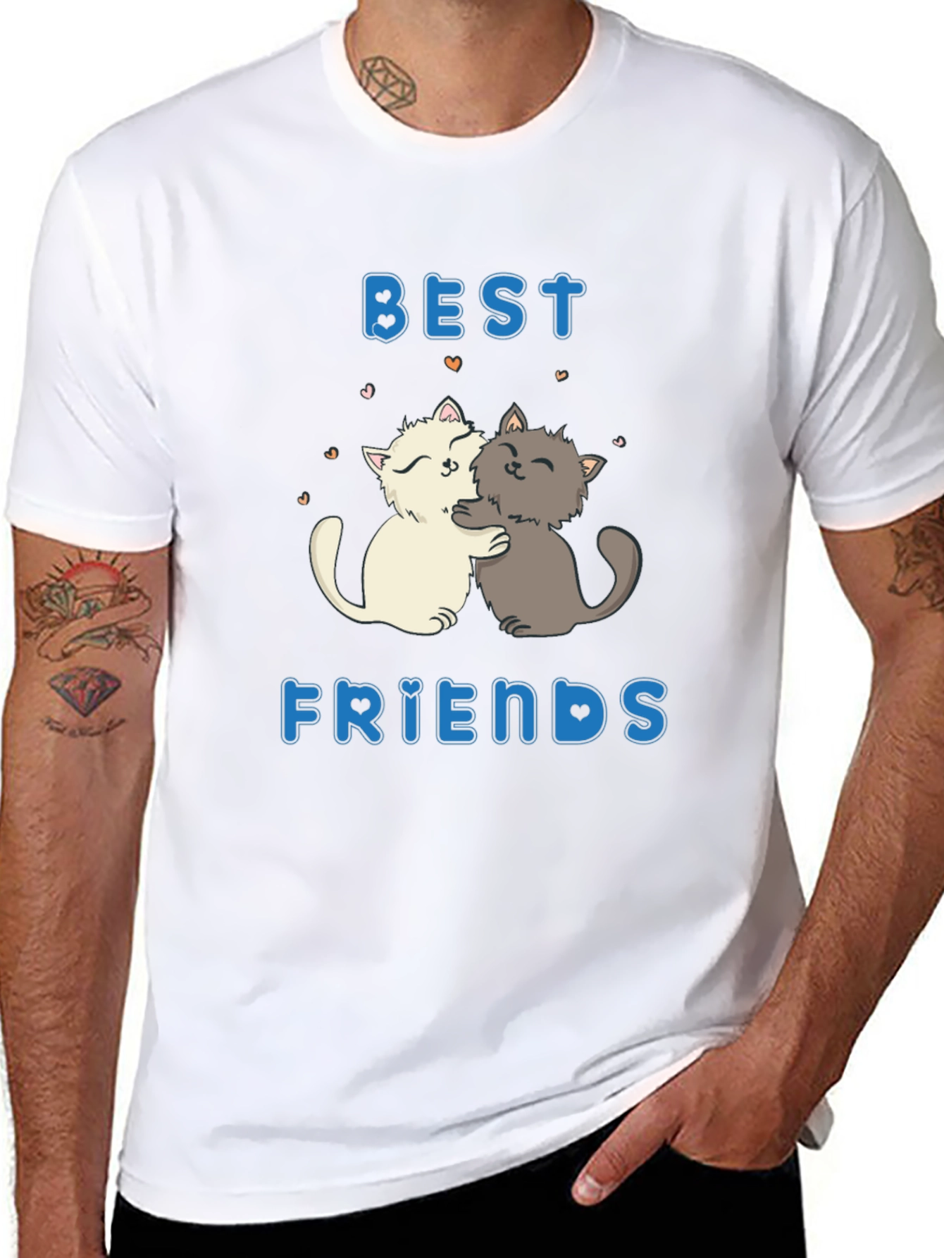 Best Friends Cat T-Shirt - Cute & Comfy