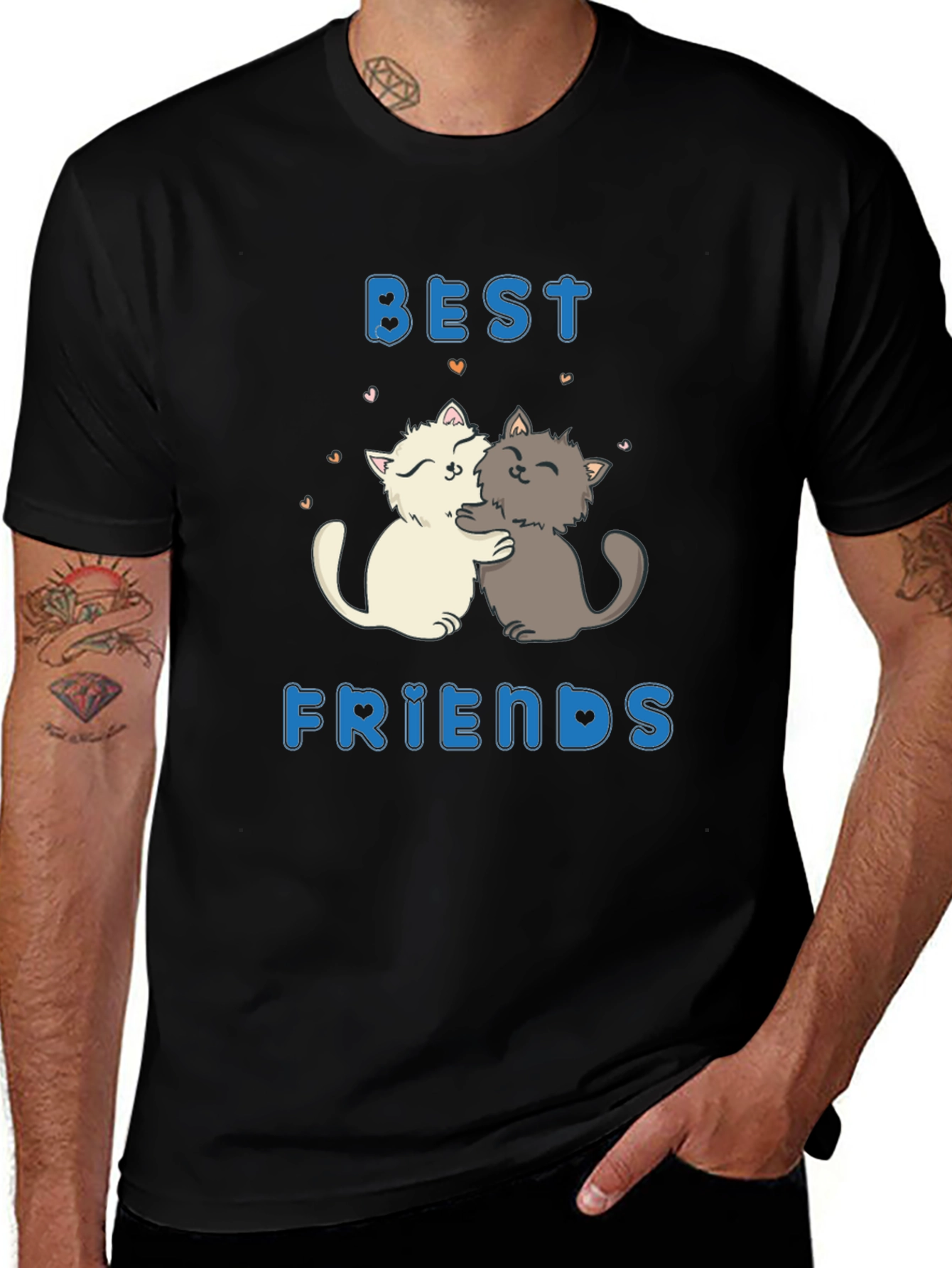 Best Friends Cat T-Shirt - Cute & Comfy