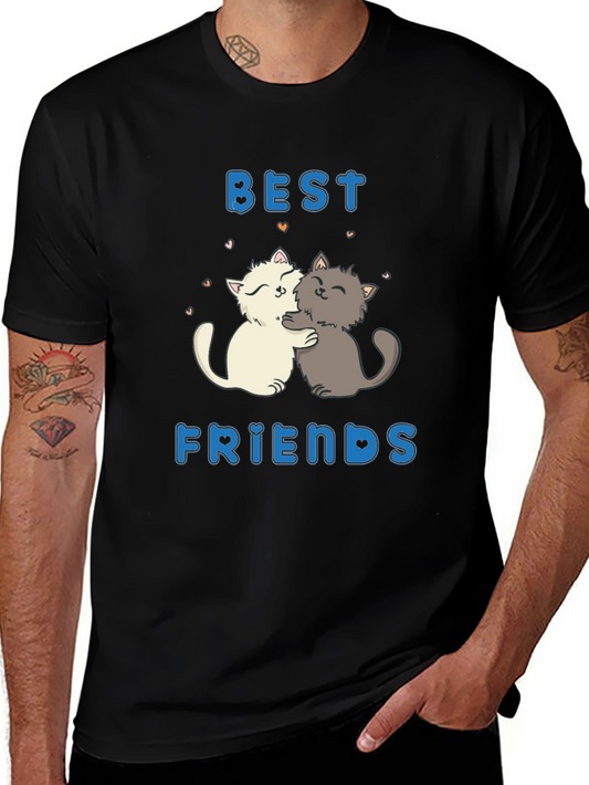 Best Friends Cat T-Shirt - Cute & Comfy
