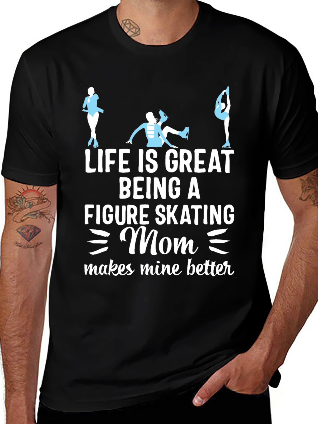 Figure Skating Mom T-Shirt - Ice Skating Tee