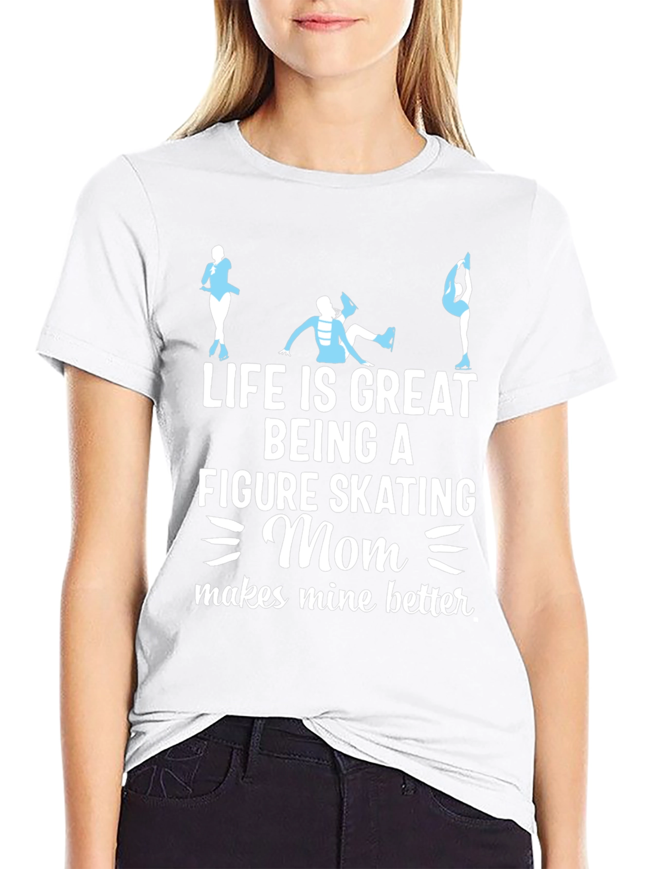 Figure Skating Mom T-Shirt - Ice Skating Tee