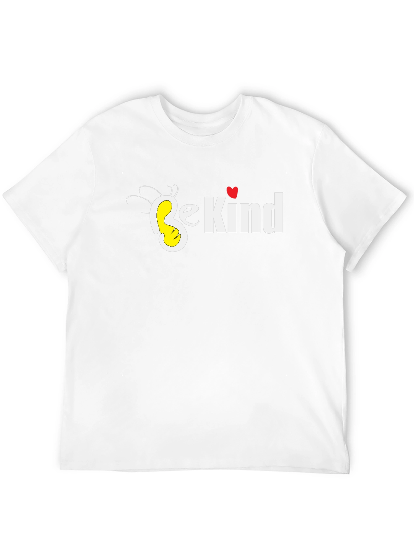 Be Kind T-Shirt: Black Tee with Heart
