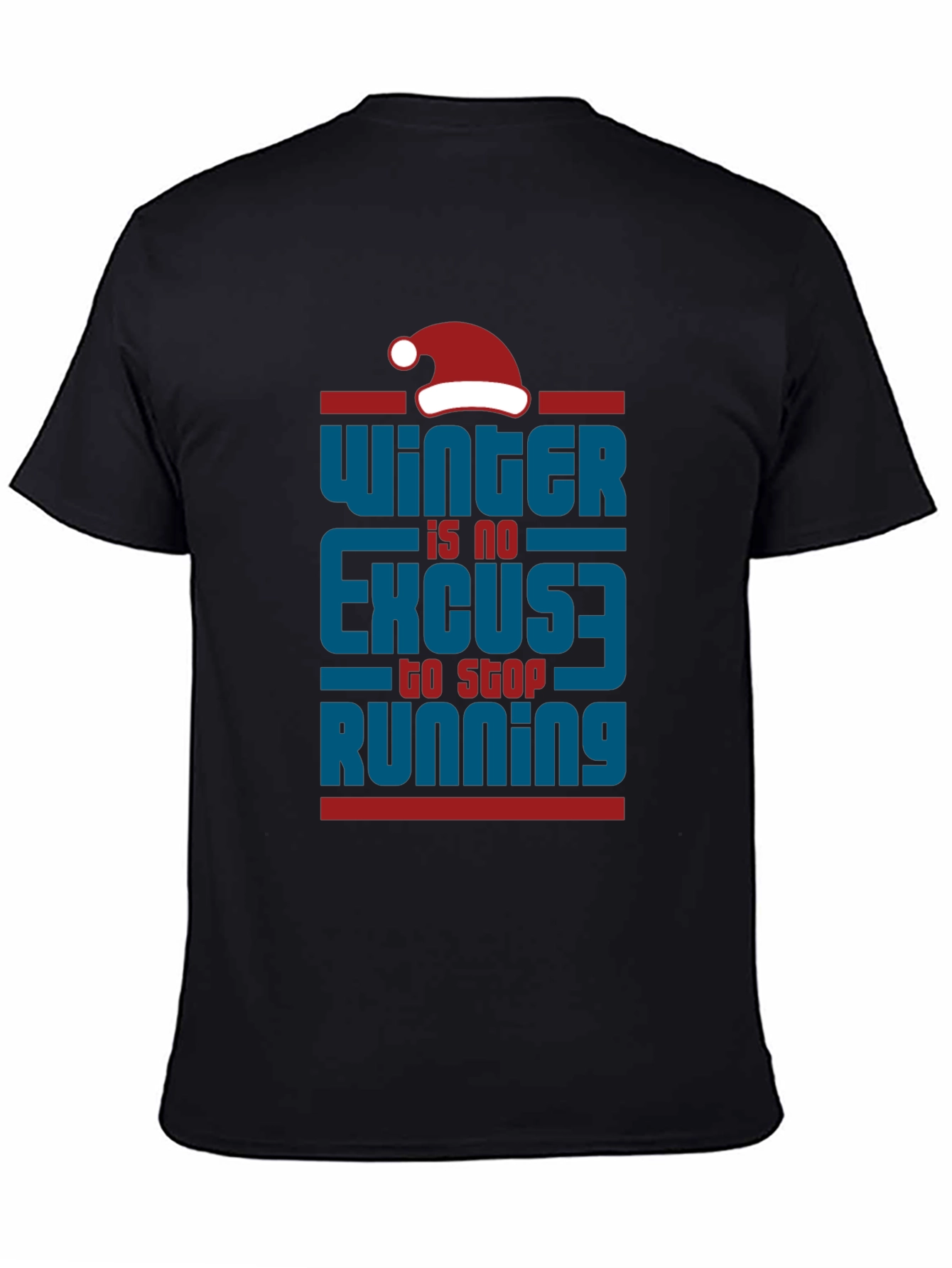 Winter Running Motivational T-Shirt