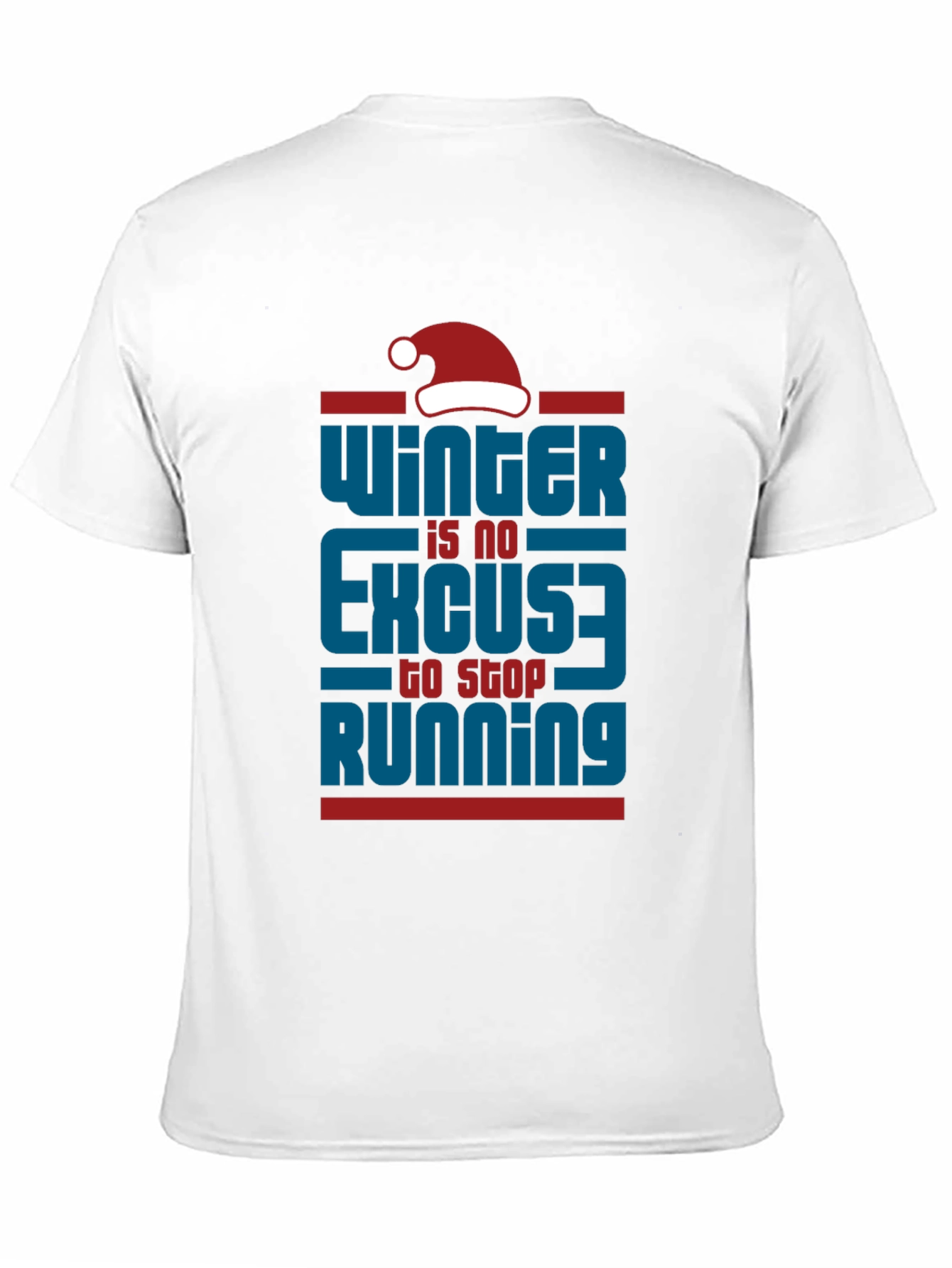 Winter Running Motivational T-Shirt