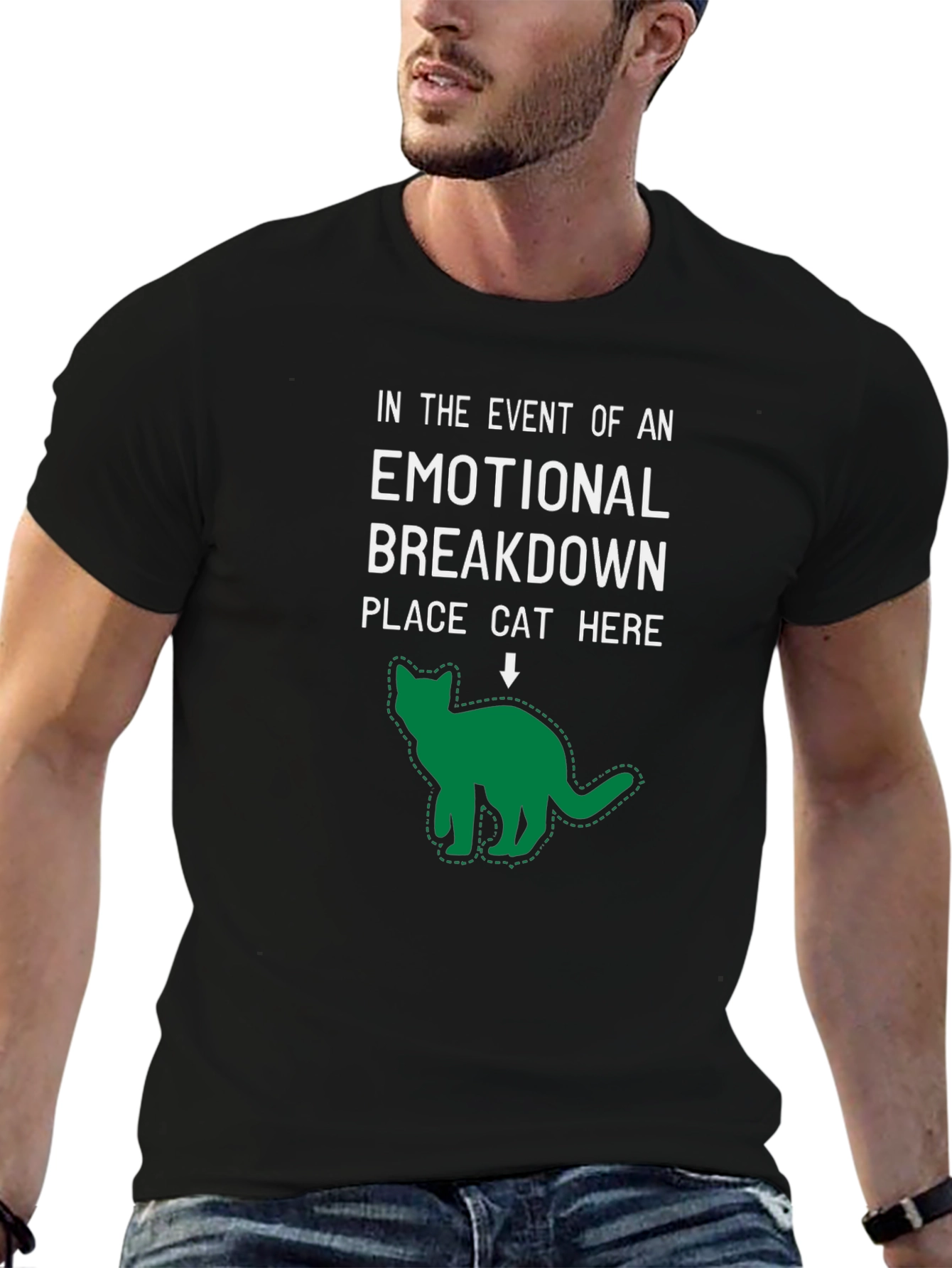 Emotional Breakdown Cat T-Shirt
