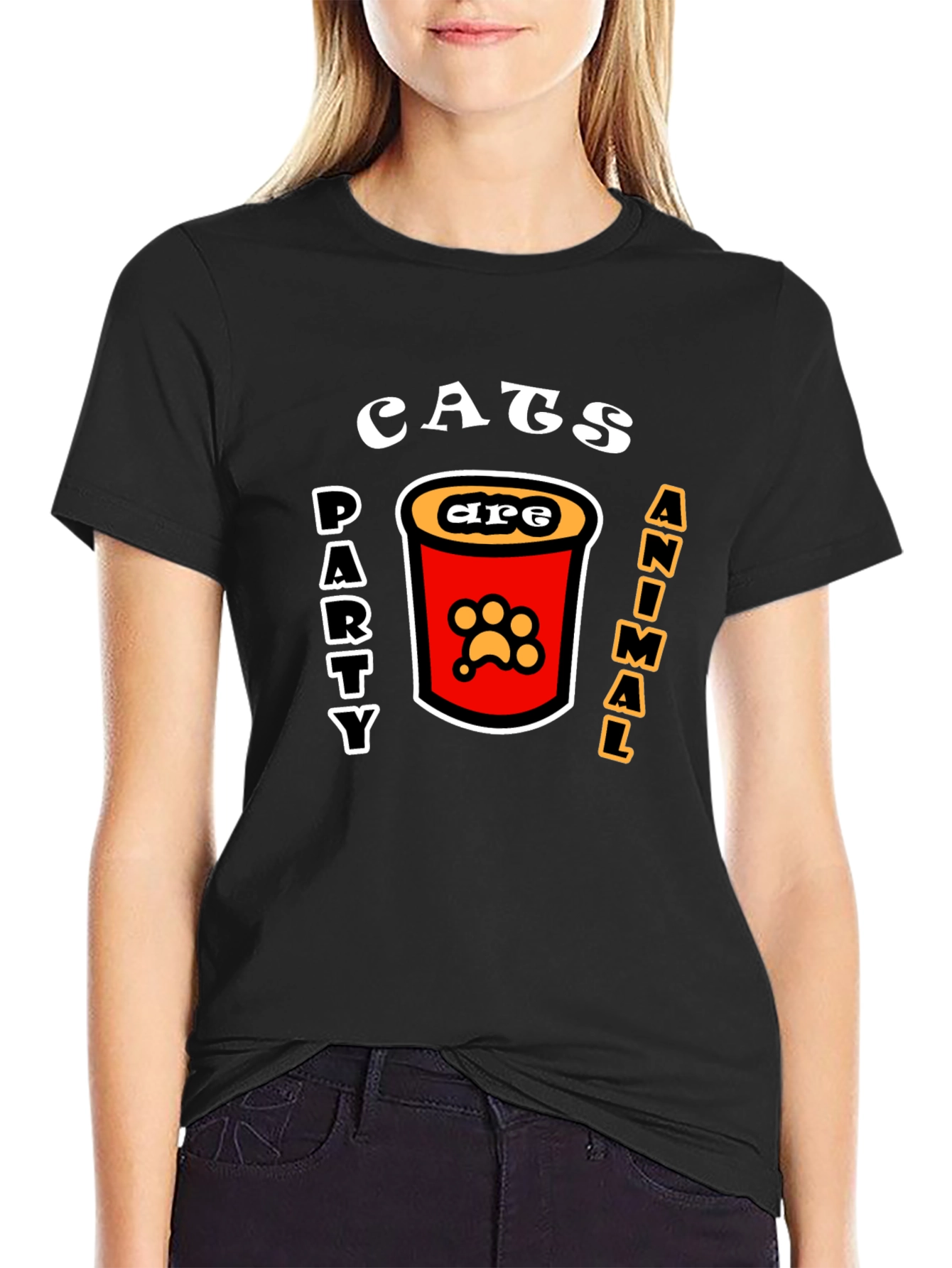 Cats Party Animal T-Shirt - Fun Graphic Tee