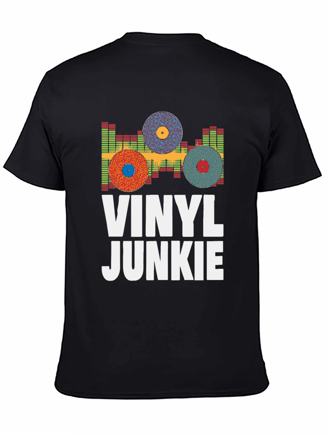 Vinyl Junkie T-Shirt - Music Lover Tee