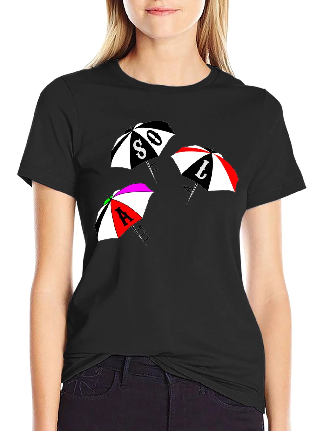 Funky Umbrella Graphic Tee