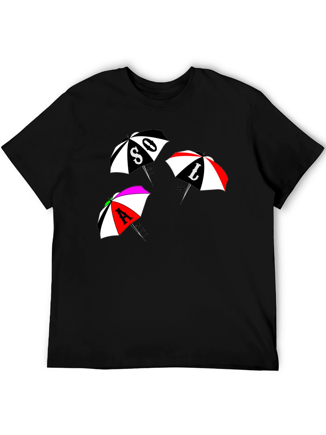 Funky Umbrella Graphic Tee