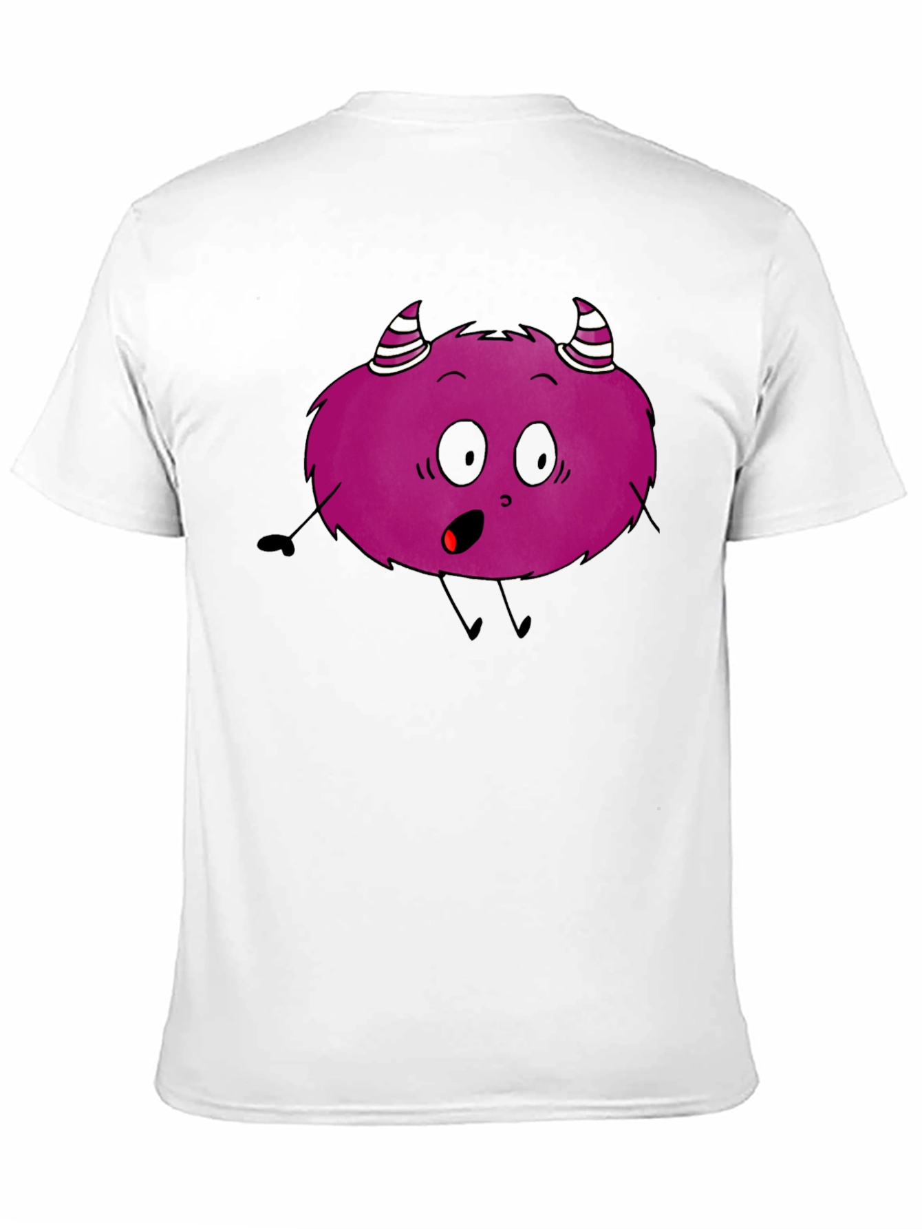 Monster Graphic T-Shirt - Black Cotton Tee