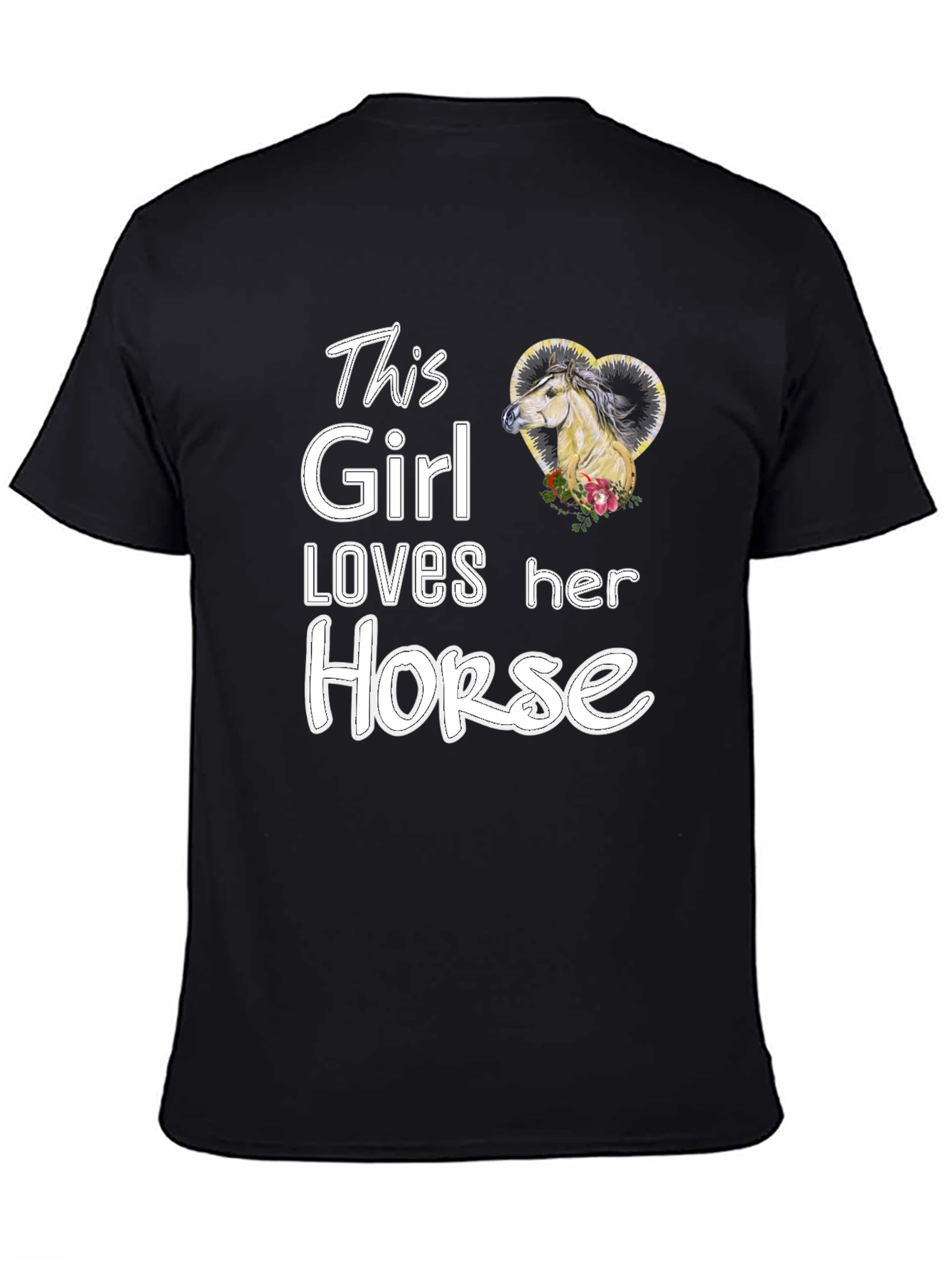This Girl Loves Her Horse - Graphic Tee