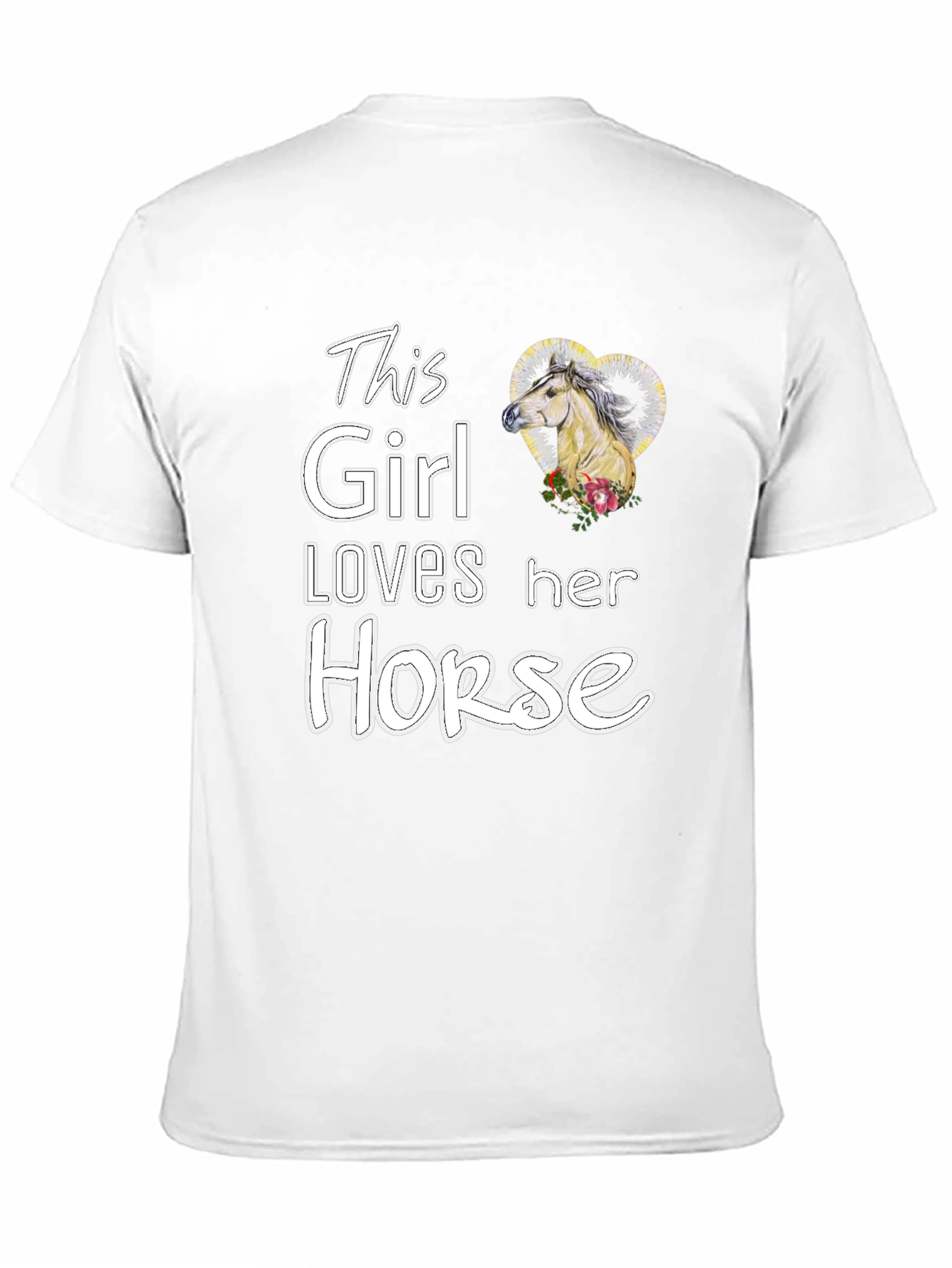 This Girl Loves Her Horse - Graphic Tee