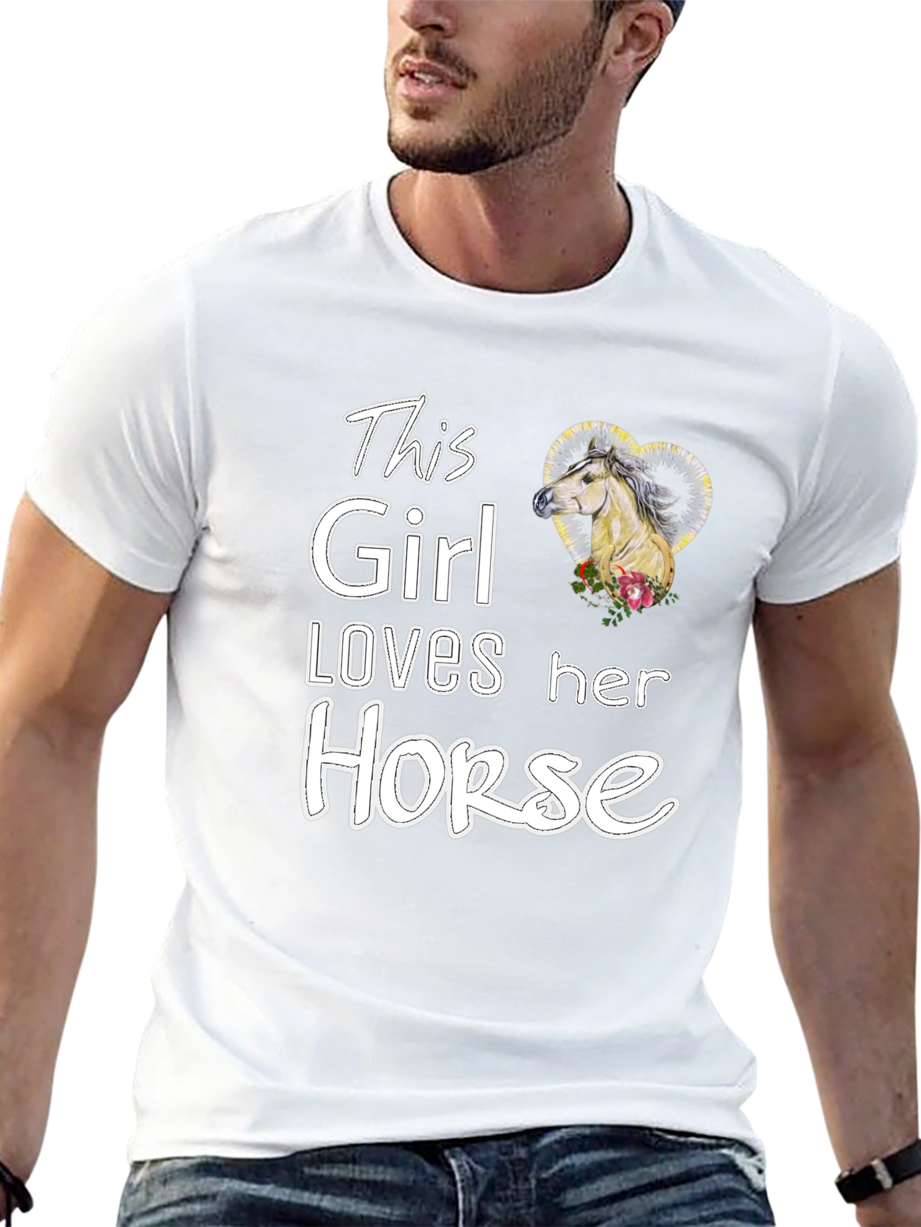 This Girl Loves Her Horse - Graphic Tee