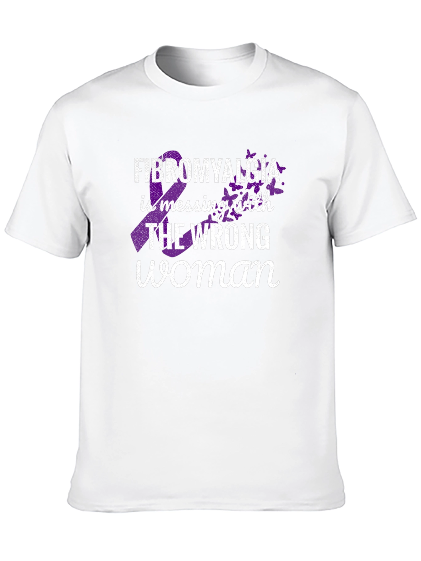 Fibromyalgia Awareness T-Shirt - Wrong Woman