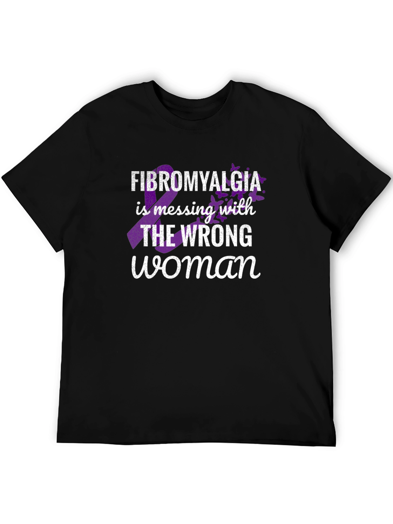 Fibromyalgia Awareness T-Shirt - Wrong Woman