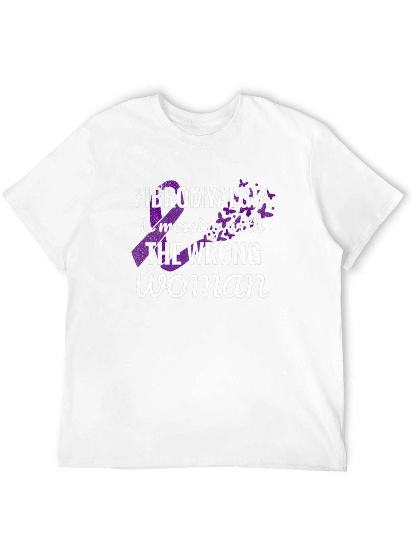 Fibromyalgia Awareness T-Shirt - Wrong Woman