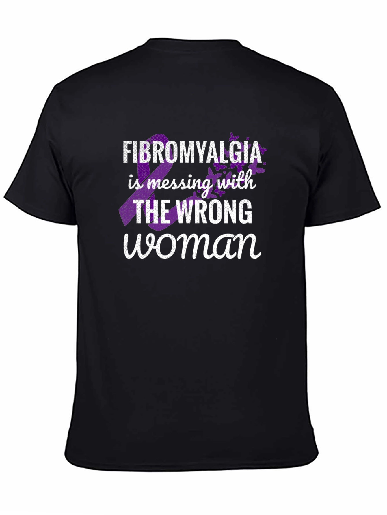 Fibromyalgia Awareness T-Shirt - Wrong Woman