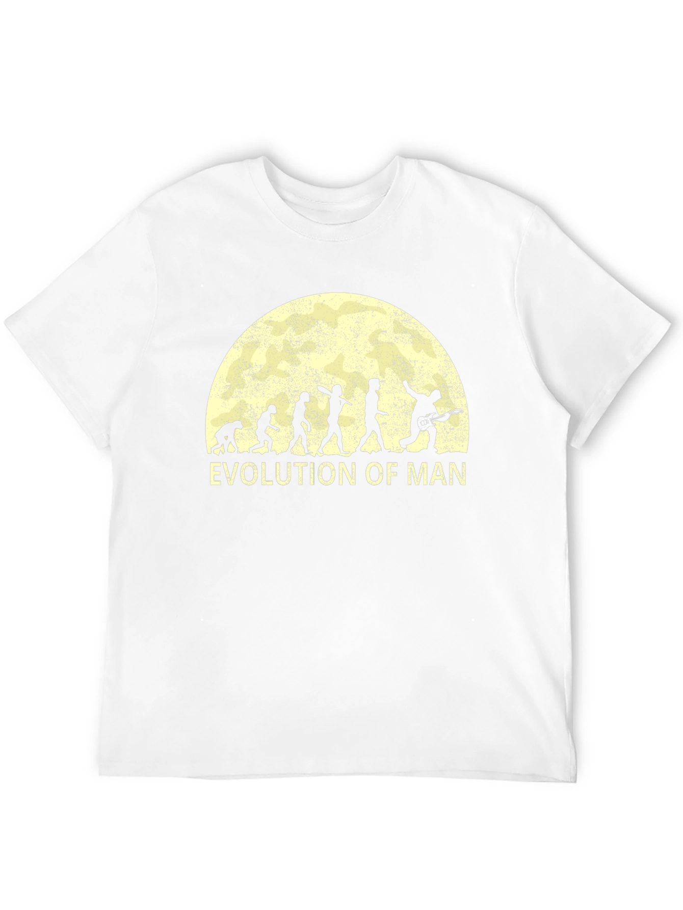 Evolution of Man Guitar T-Shirt