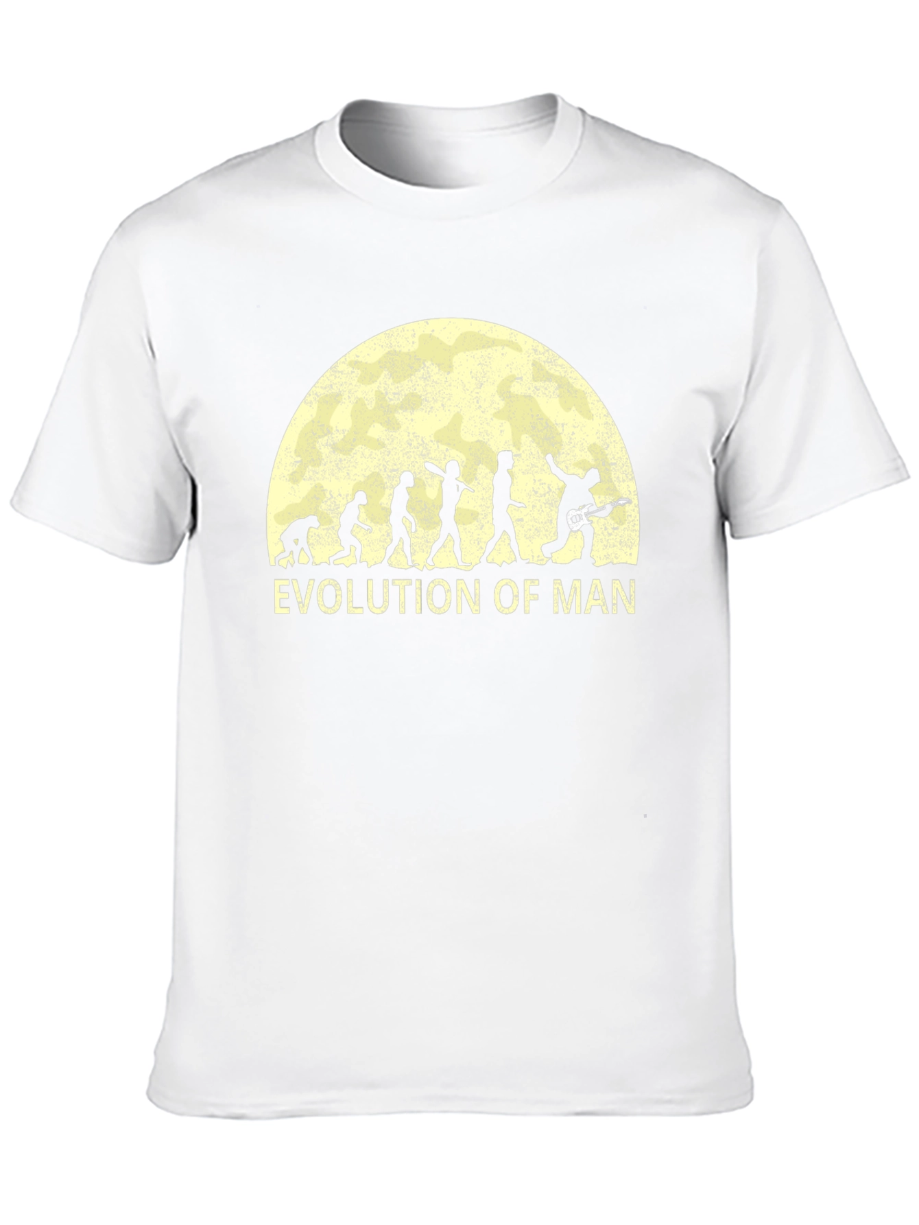 Evolution of Man Guitar T-Shirt