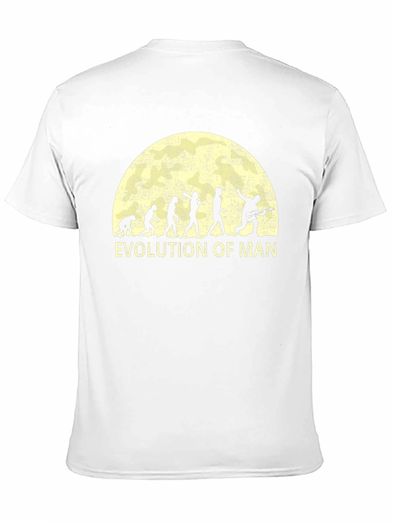 Evolution of Man Guitar T-Shirt