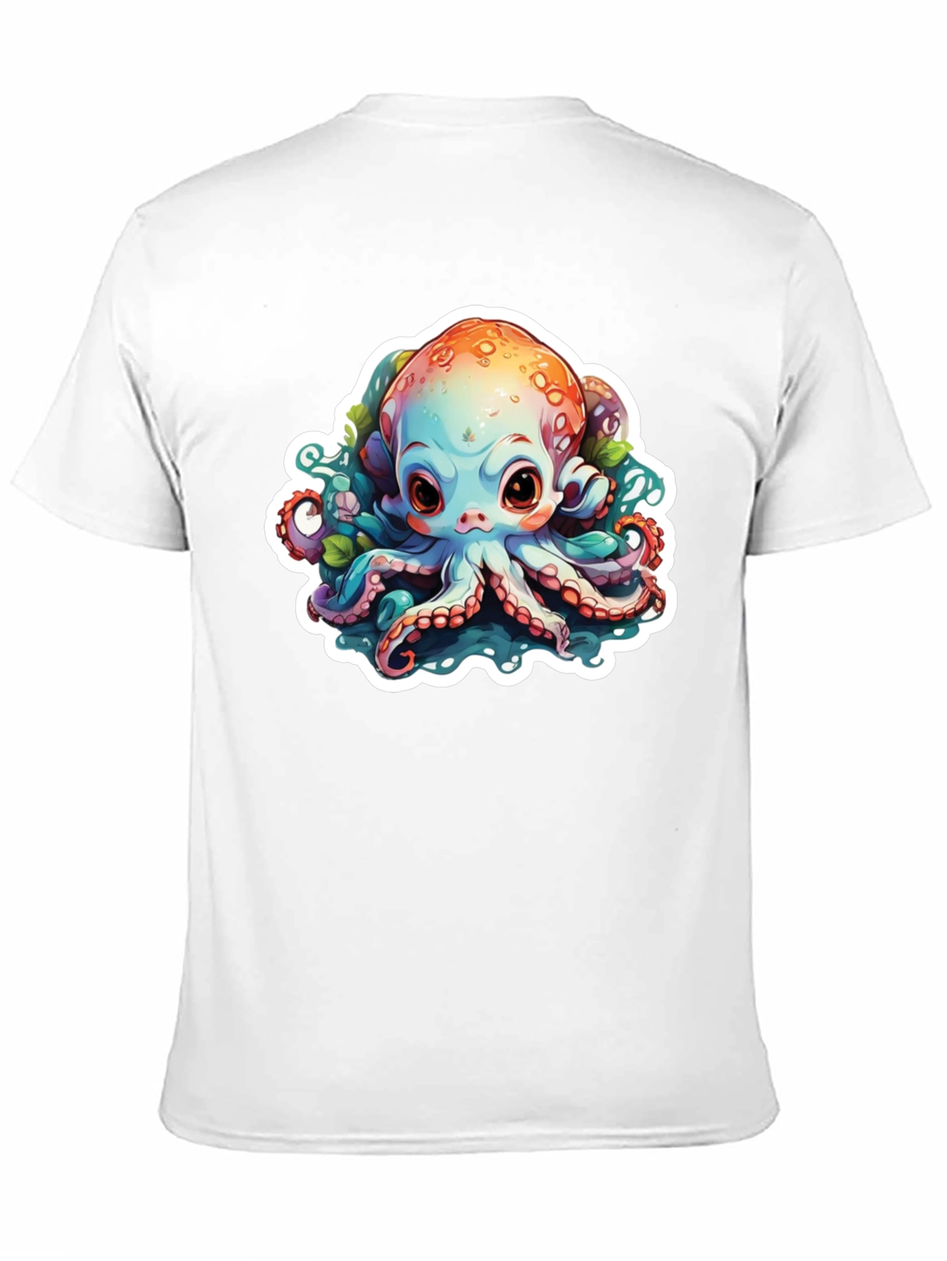 Cute Octopus Graphic T-Shirt - Unisex Black Tee