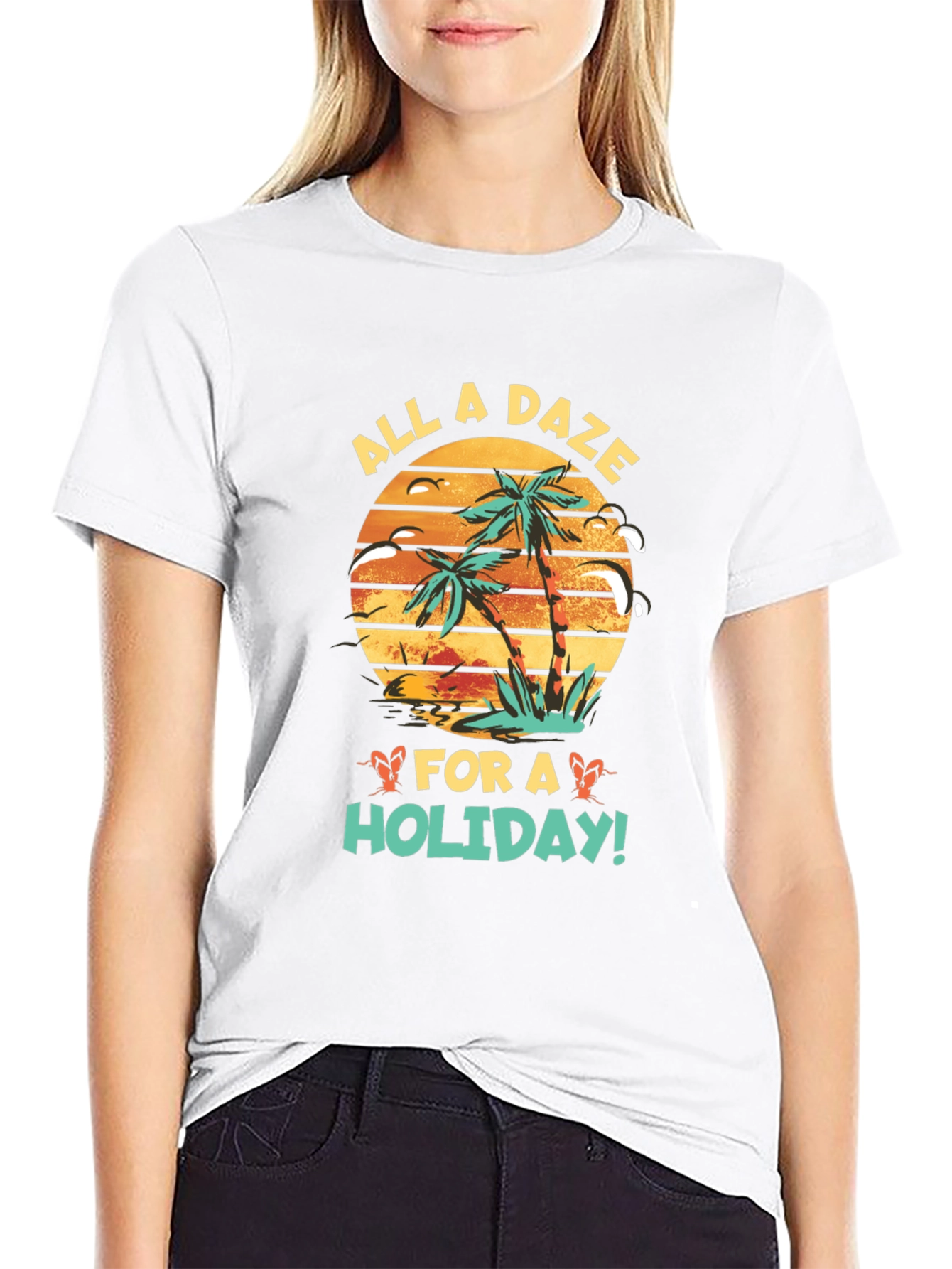 All a Daze for a Holiday Black T-Shirt