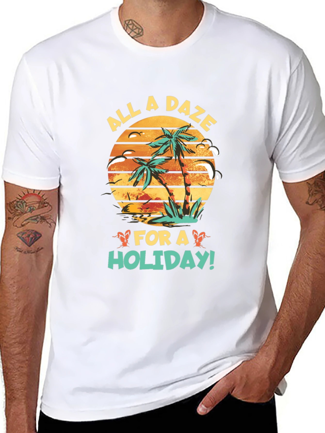 All a Daze for a Holiday Black T-Shirt