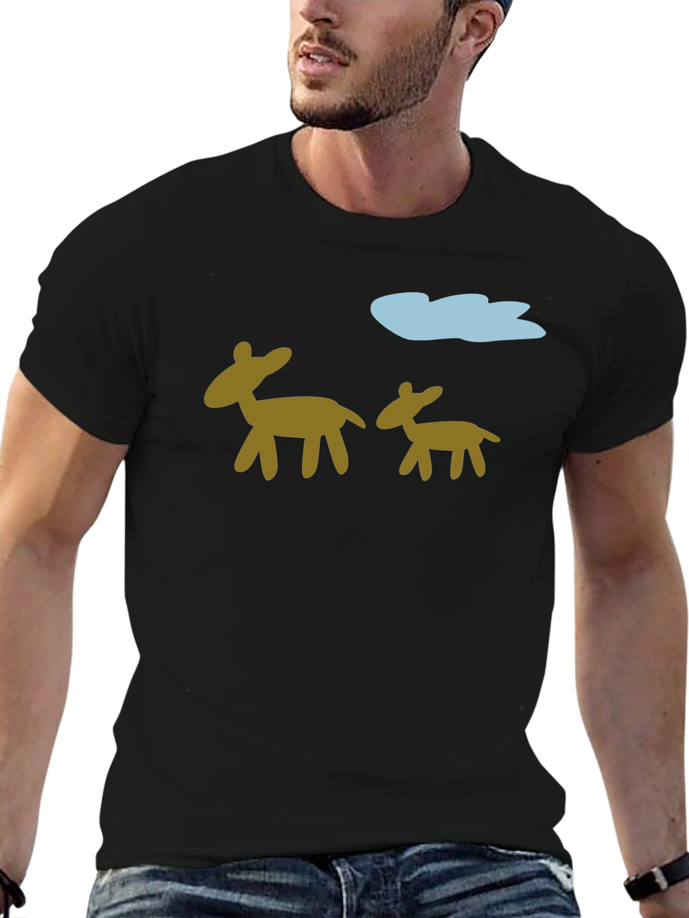 Quirky Deer Graphic Tee
