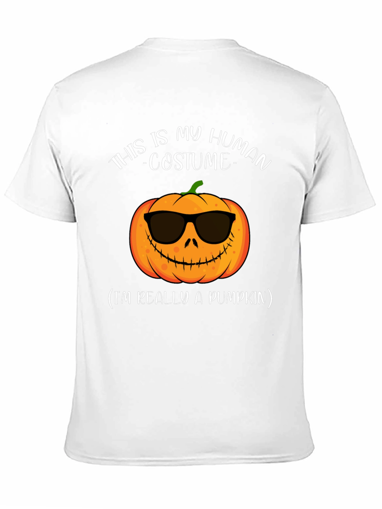 Human Costume Pumpkin T-Shirt