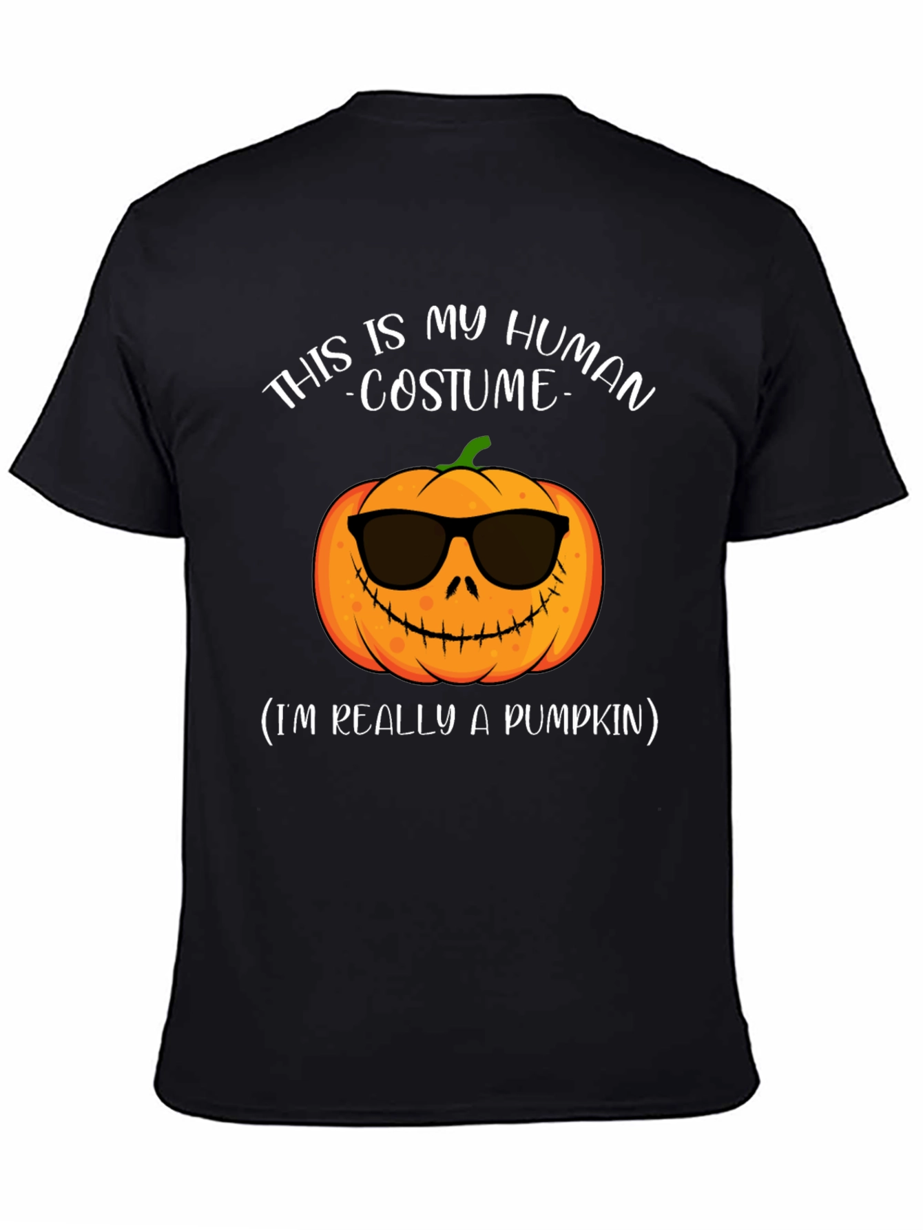 Human Costume Pumpkin T-Shirt