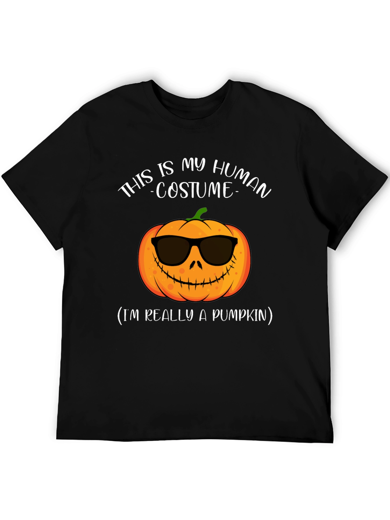 Human Costume Pumpkin T-Shirt