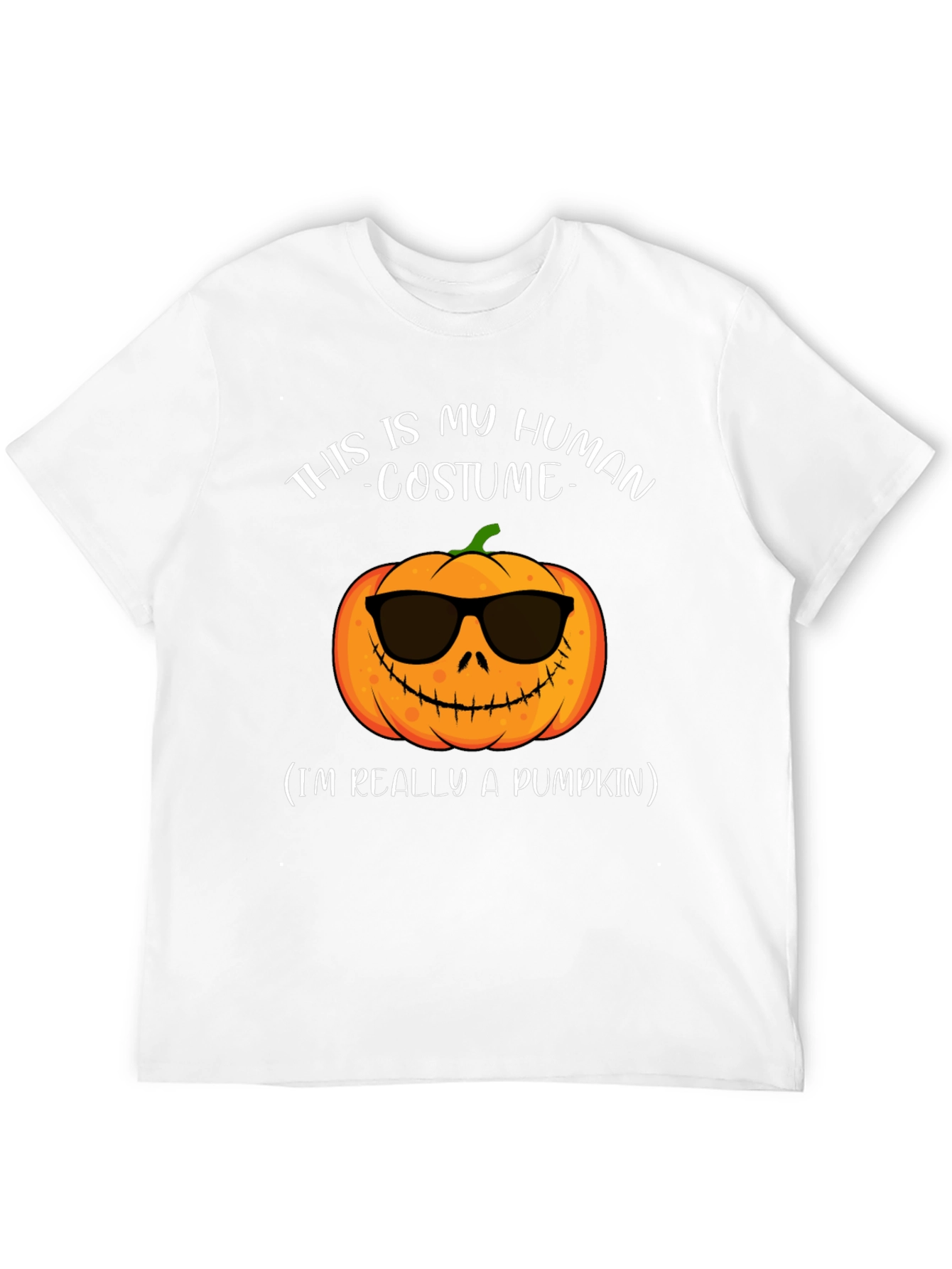 Human Costume Pumpkin T-Shirt