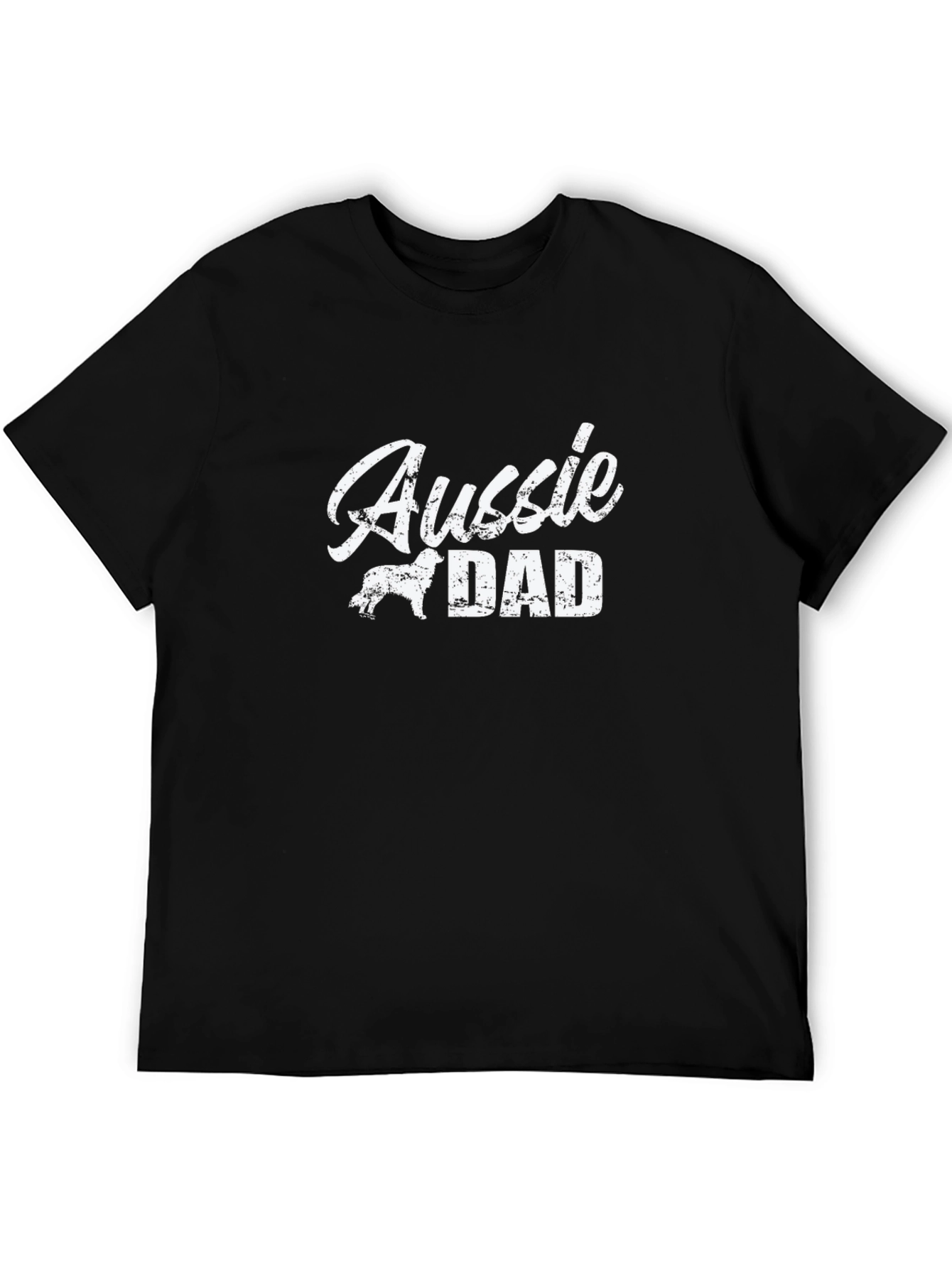 Aussie Dad Graphic T-Shirt - Black Cotton Tee
