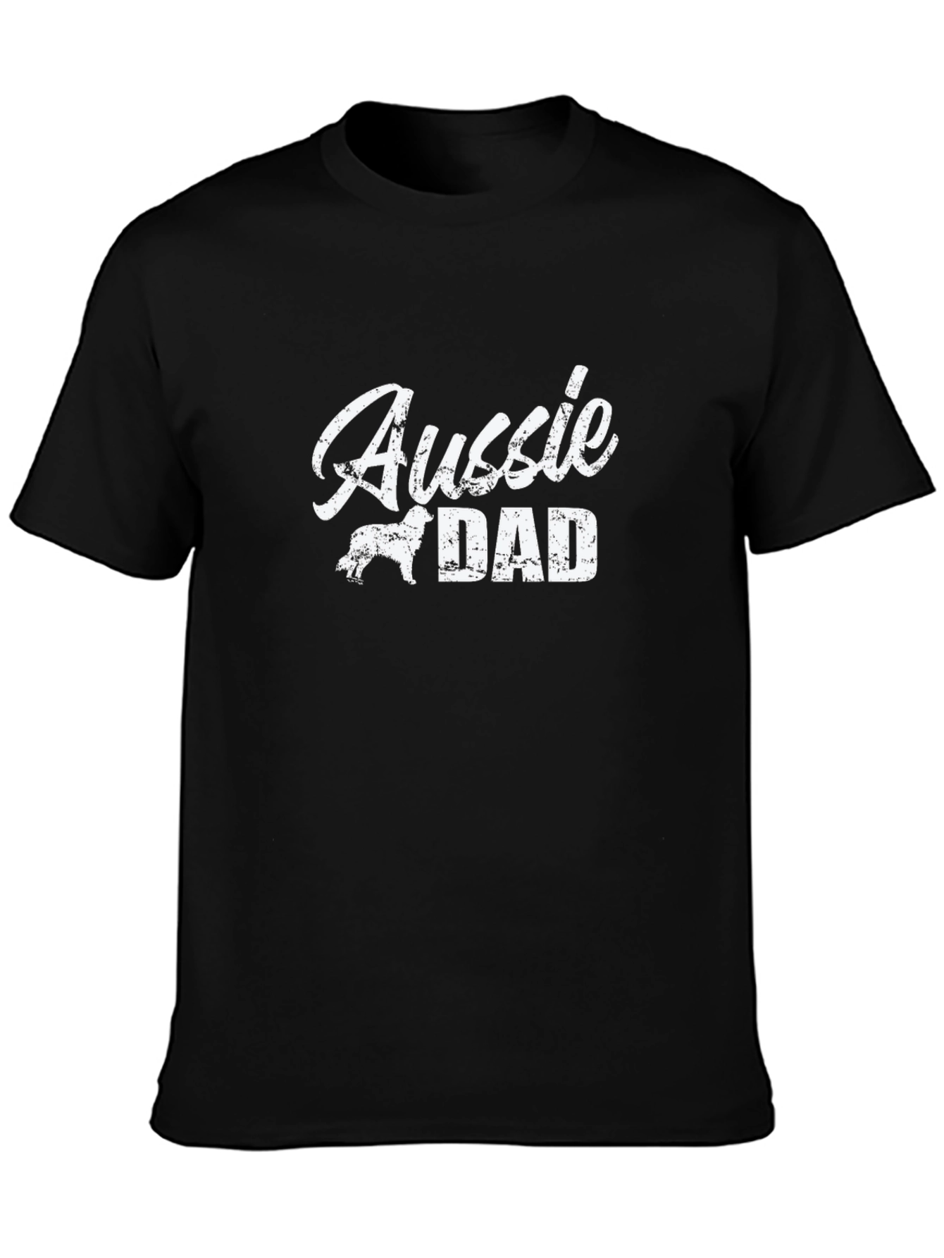 Aussie Dad Graphic T-Shirt - Black Cotton Tee