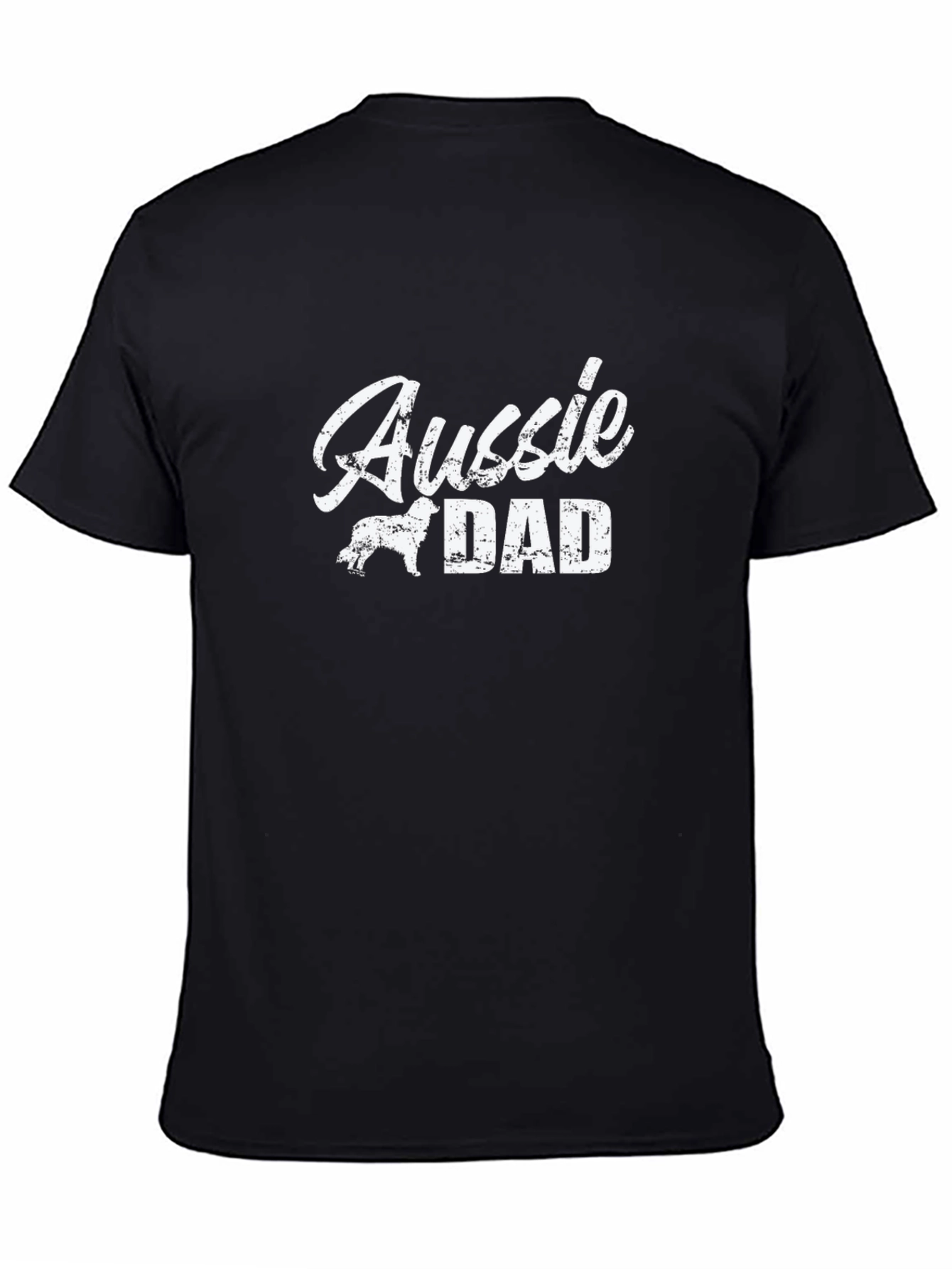Aussie Dad Graphic T-Shirt - Black Cotton Tee