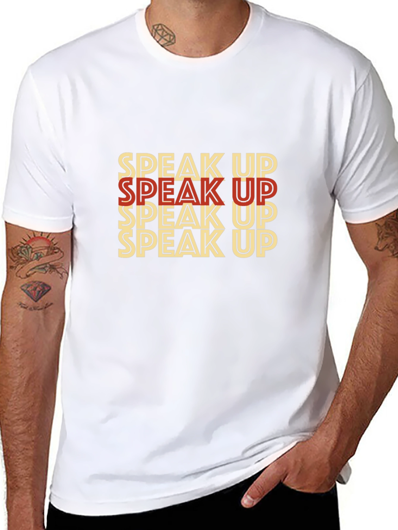 Speak Up Graphic Tee - Bold Statement T-Shirt