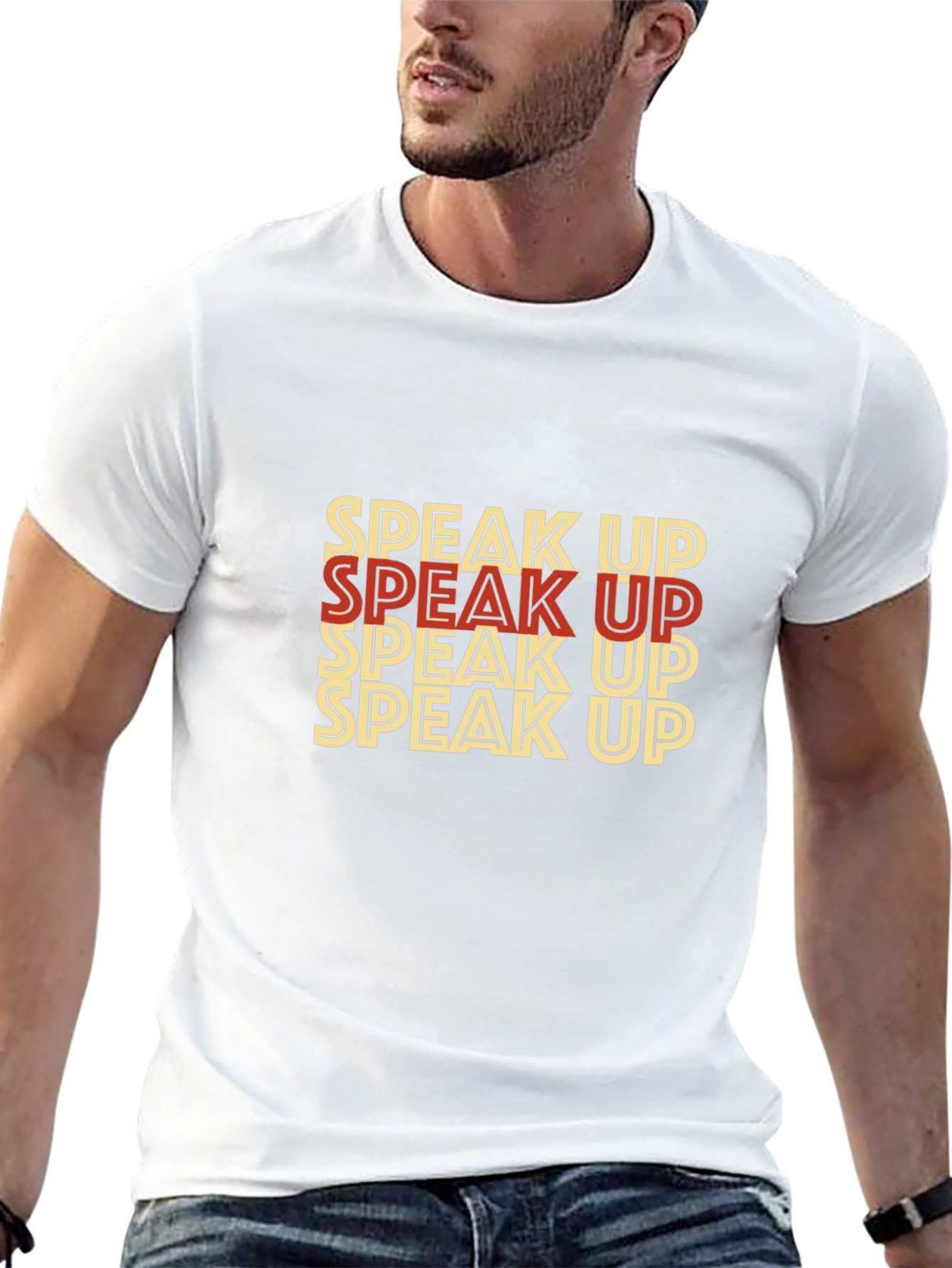 Speak Up Graphic Tee - Bold Statement T-Shirt