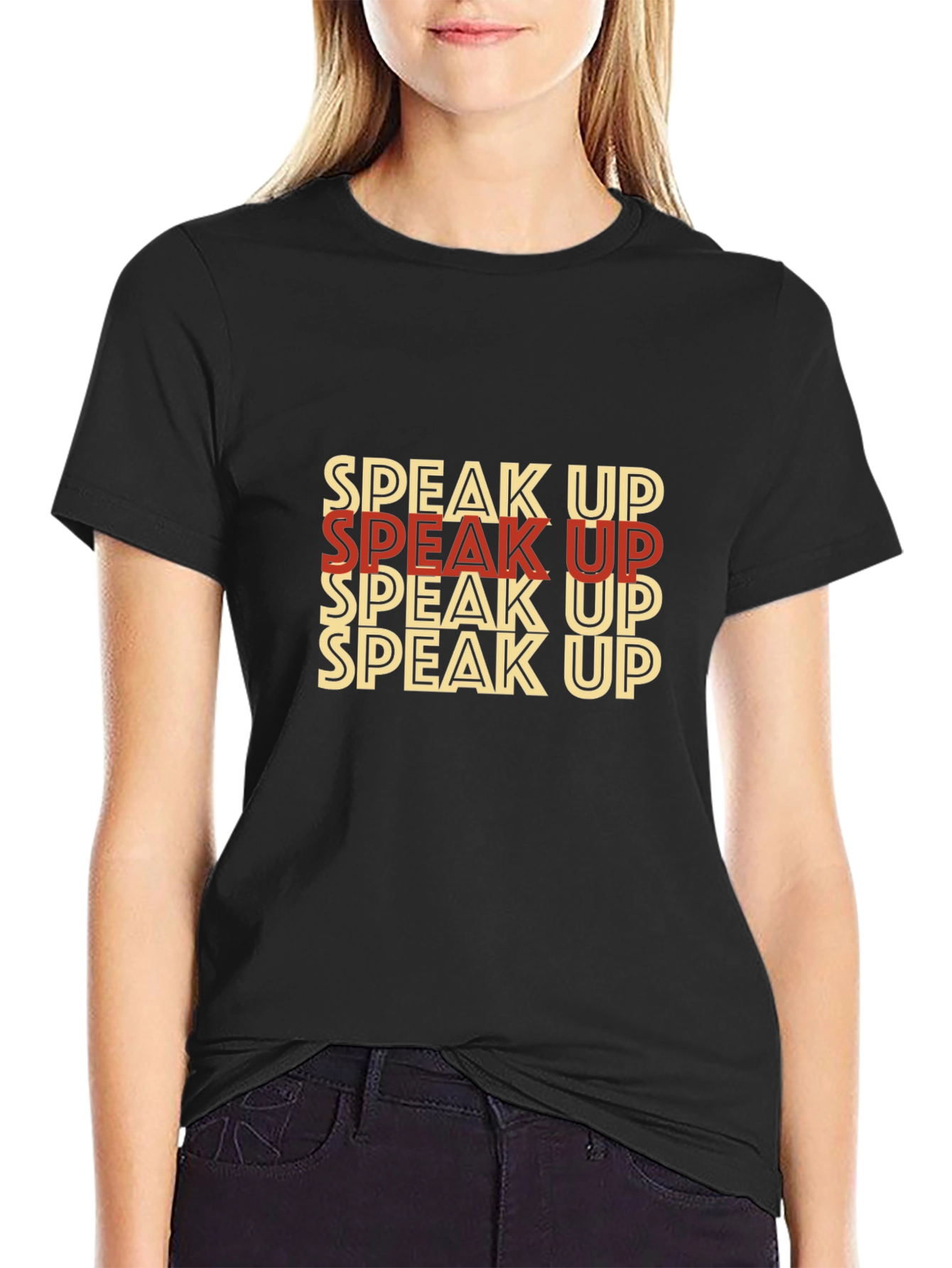 Speak Up Graphic Tee - Bold Statement T-Shirt