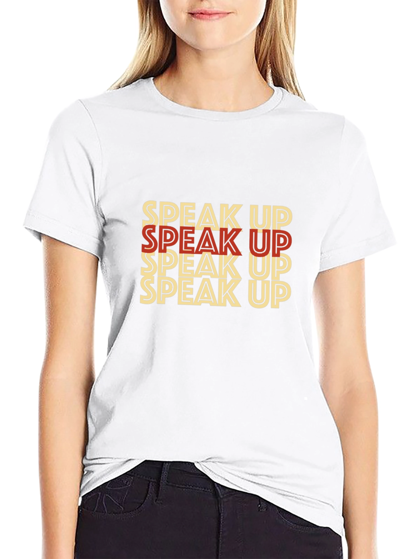 Speak Up Graphic Tee - Bold Statement T-Shirt