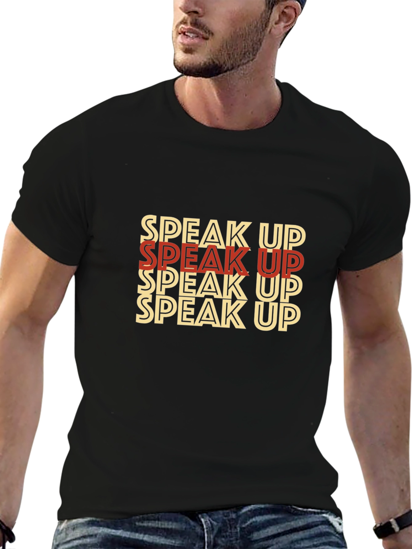 Speak Up Graphic Tee - Bold Statement T-Shirt