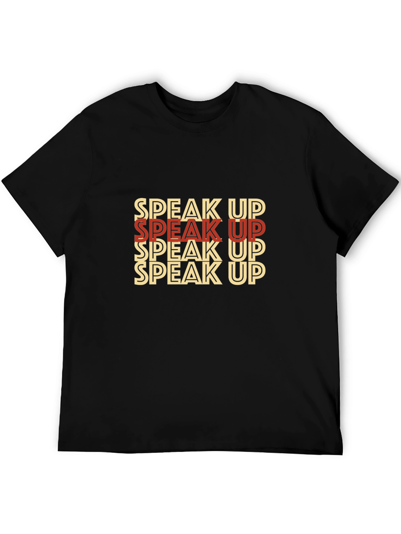 Speak Up Graphic Tee - Bold Statement T-Shirt