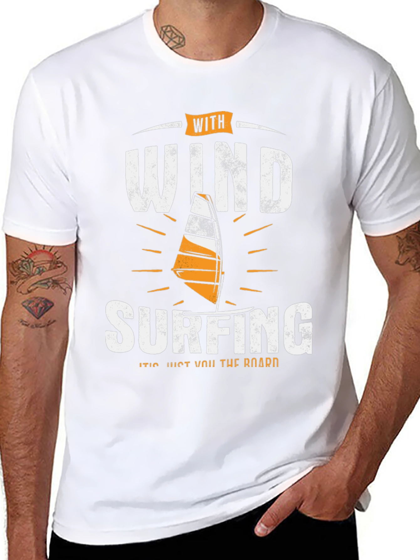 Wind Surfing Graphic T-Shirt