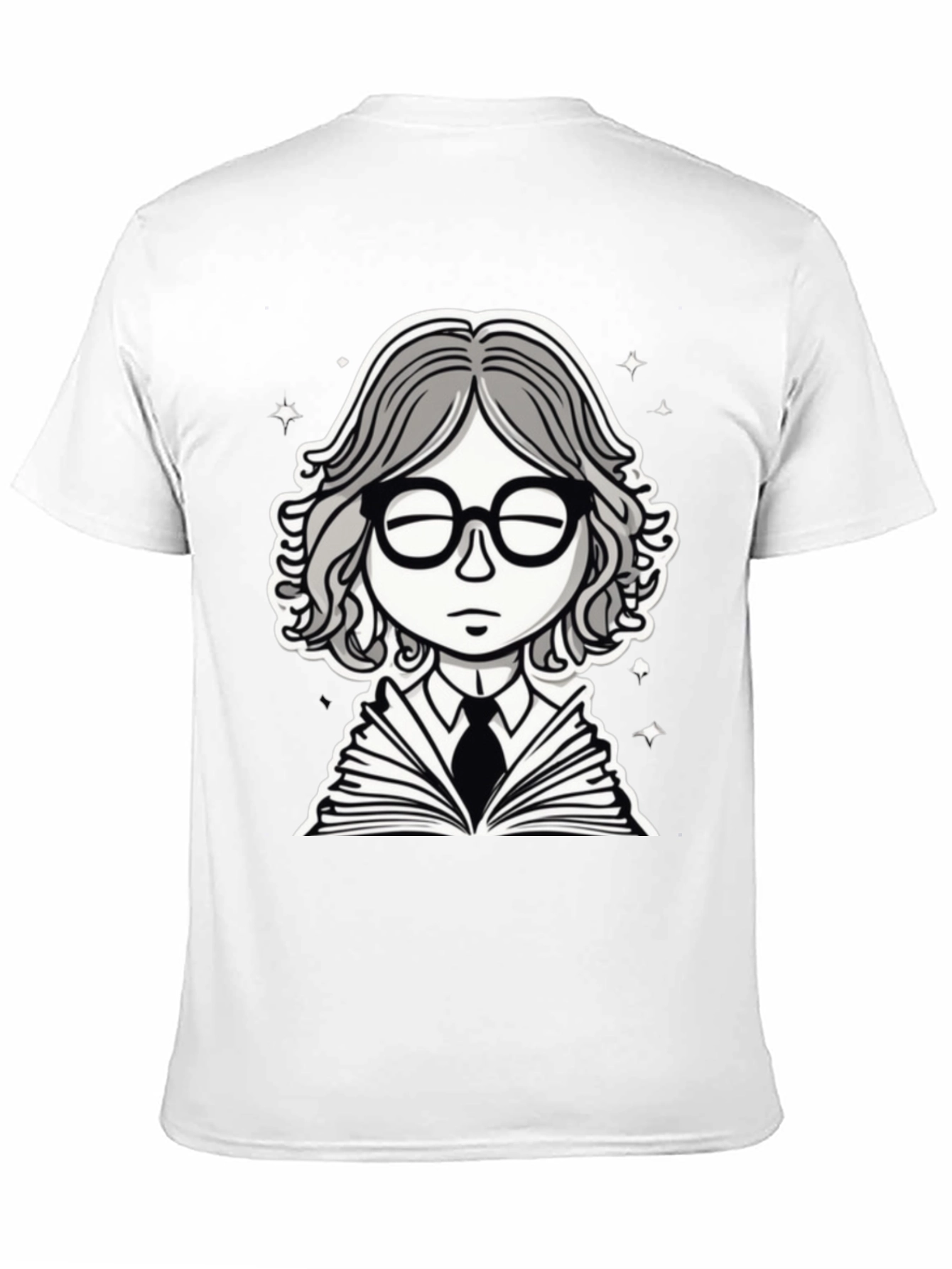 Bookworm Black Graphic Tee