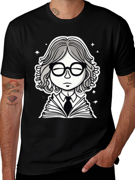Bookworm Black Graphic Tee