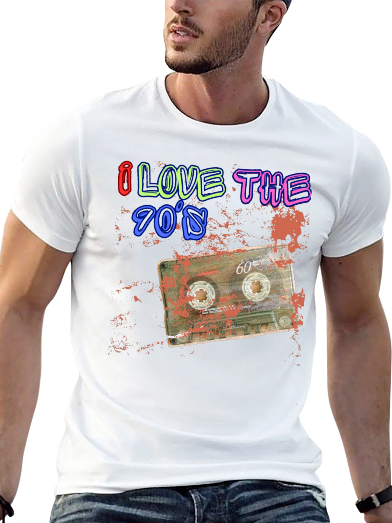 I Love the 70s Retro Cassette Graphic Tee